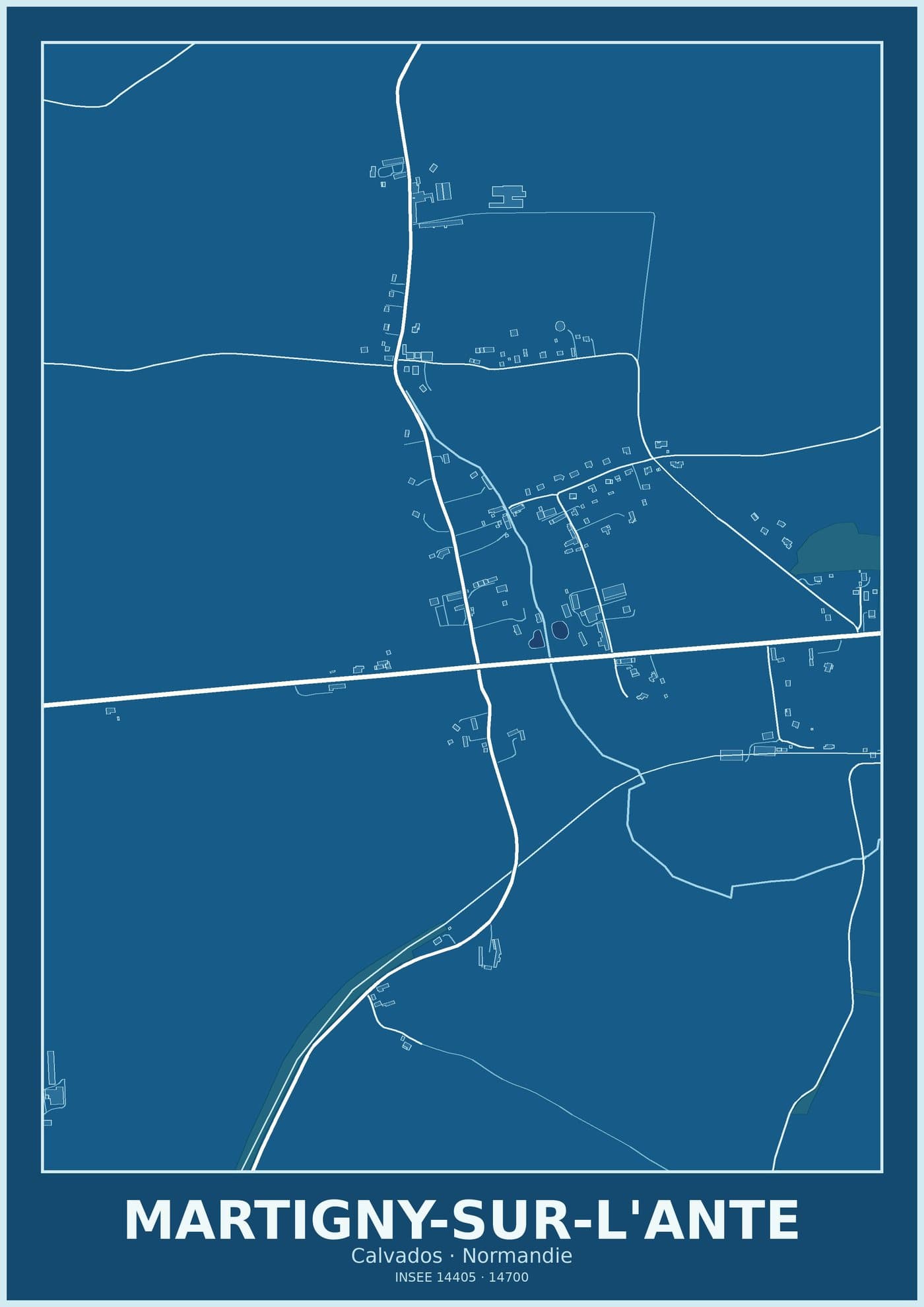 Plan de Martigny-sur-l'Ante