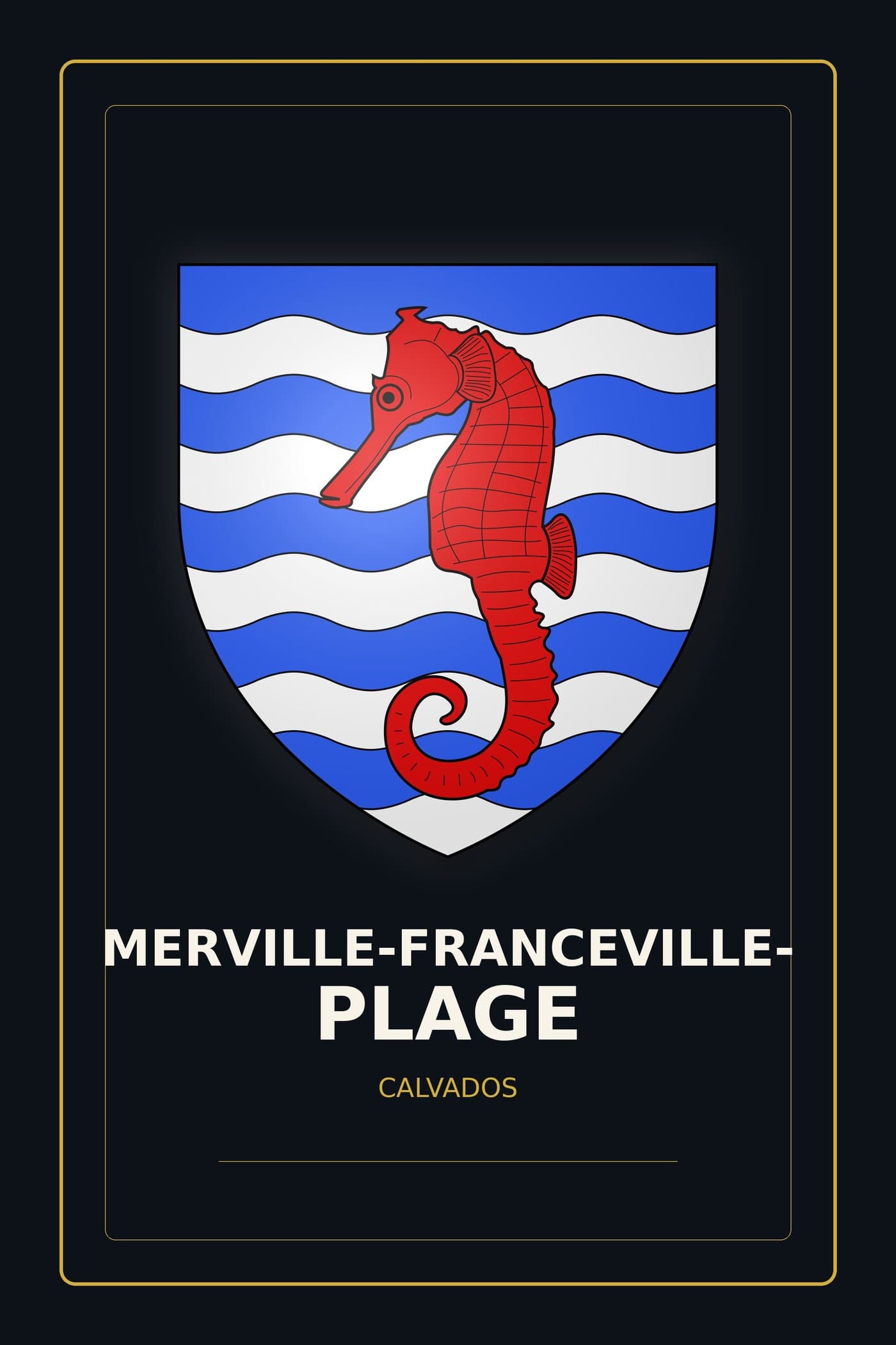 Blason de Merville-Franceville-Plage
