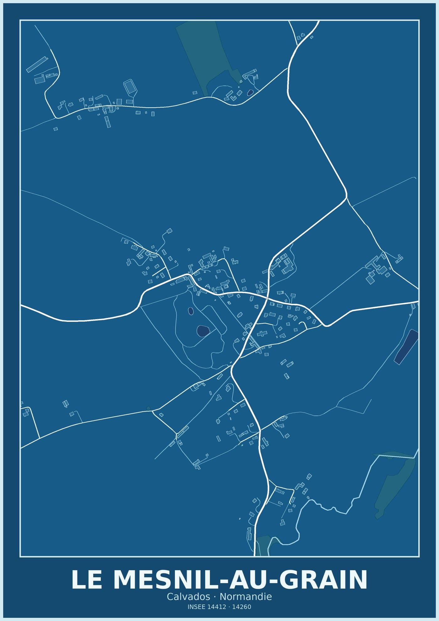 Plan du Mesnil-au-Grain