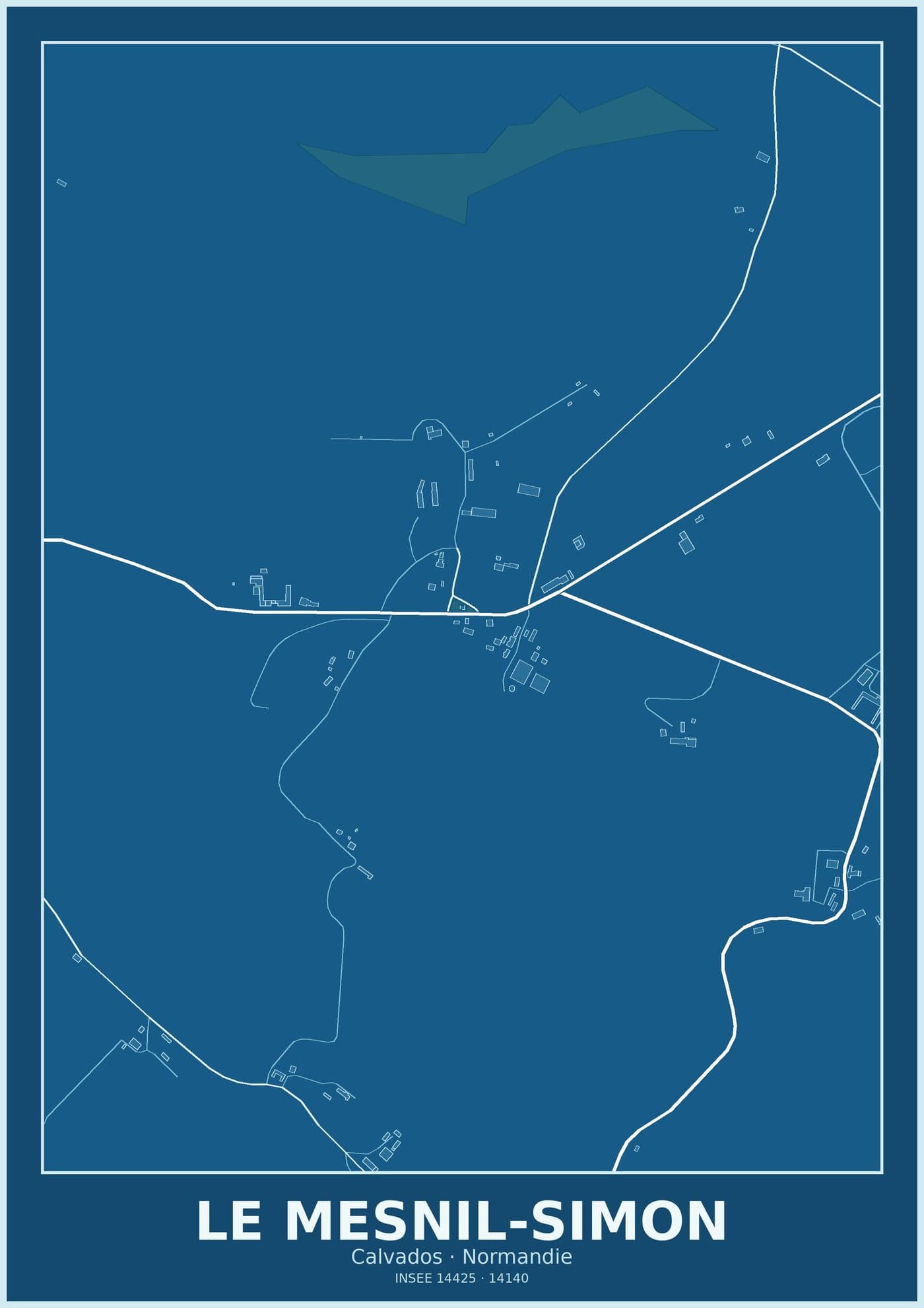 Plan du Mesnil-Simon