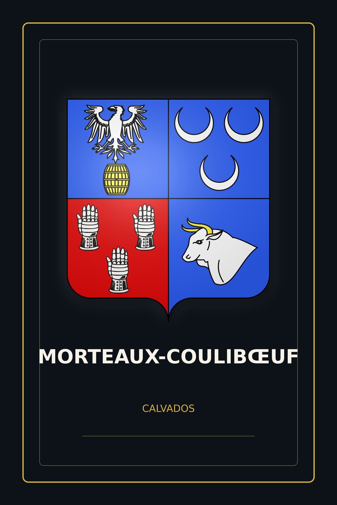 Blason de Morteaux-Coulibœuf