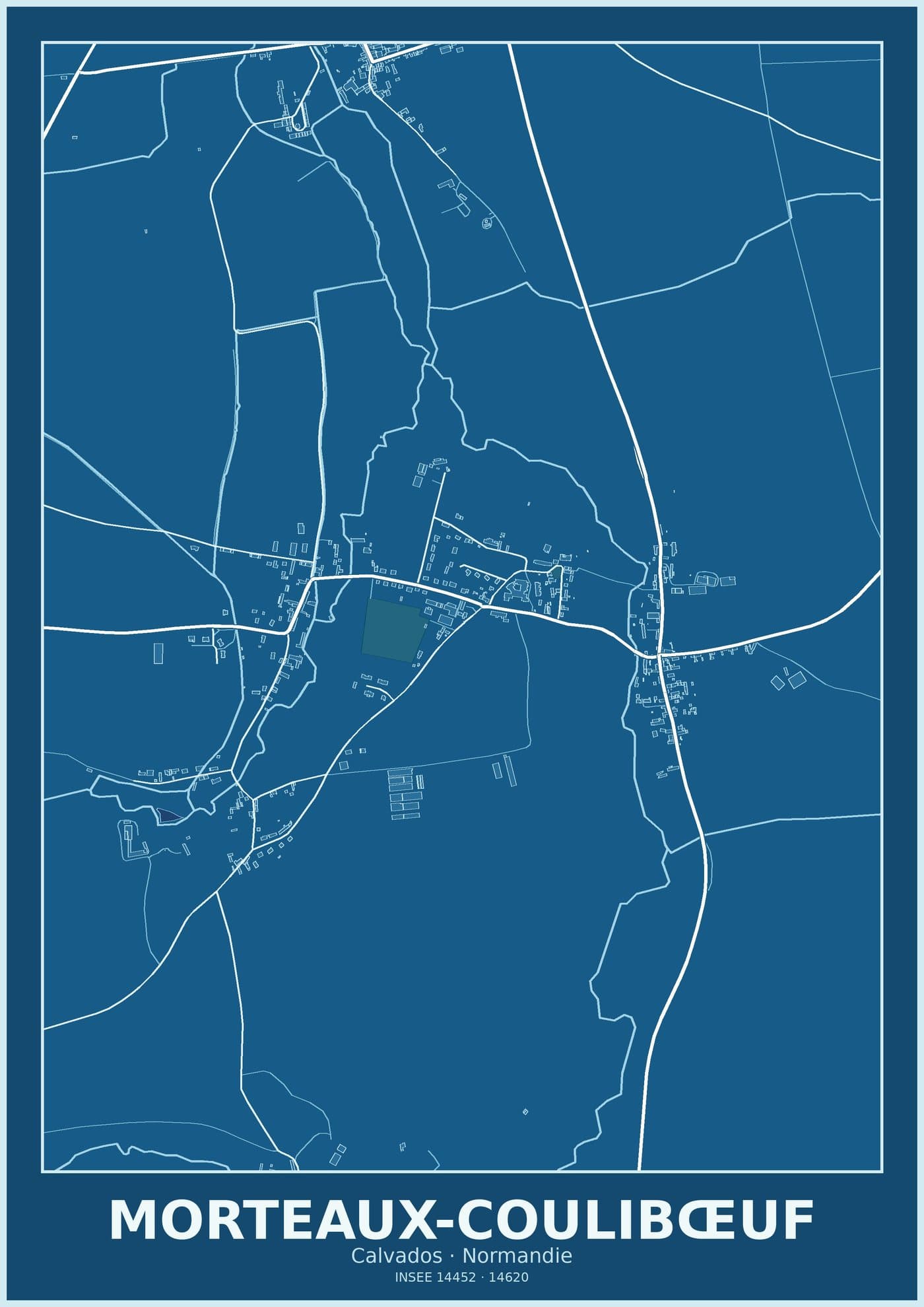 Plan de Morteaux-Coulibœuf
