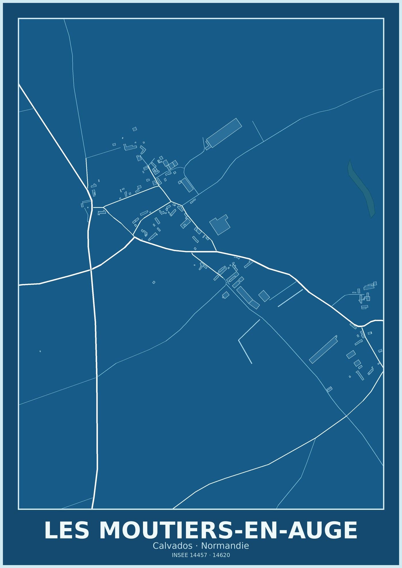 Plan des Moutiers-en-Auge