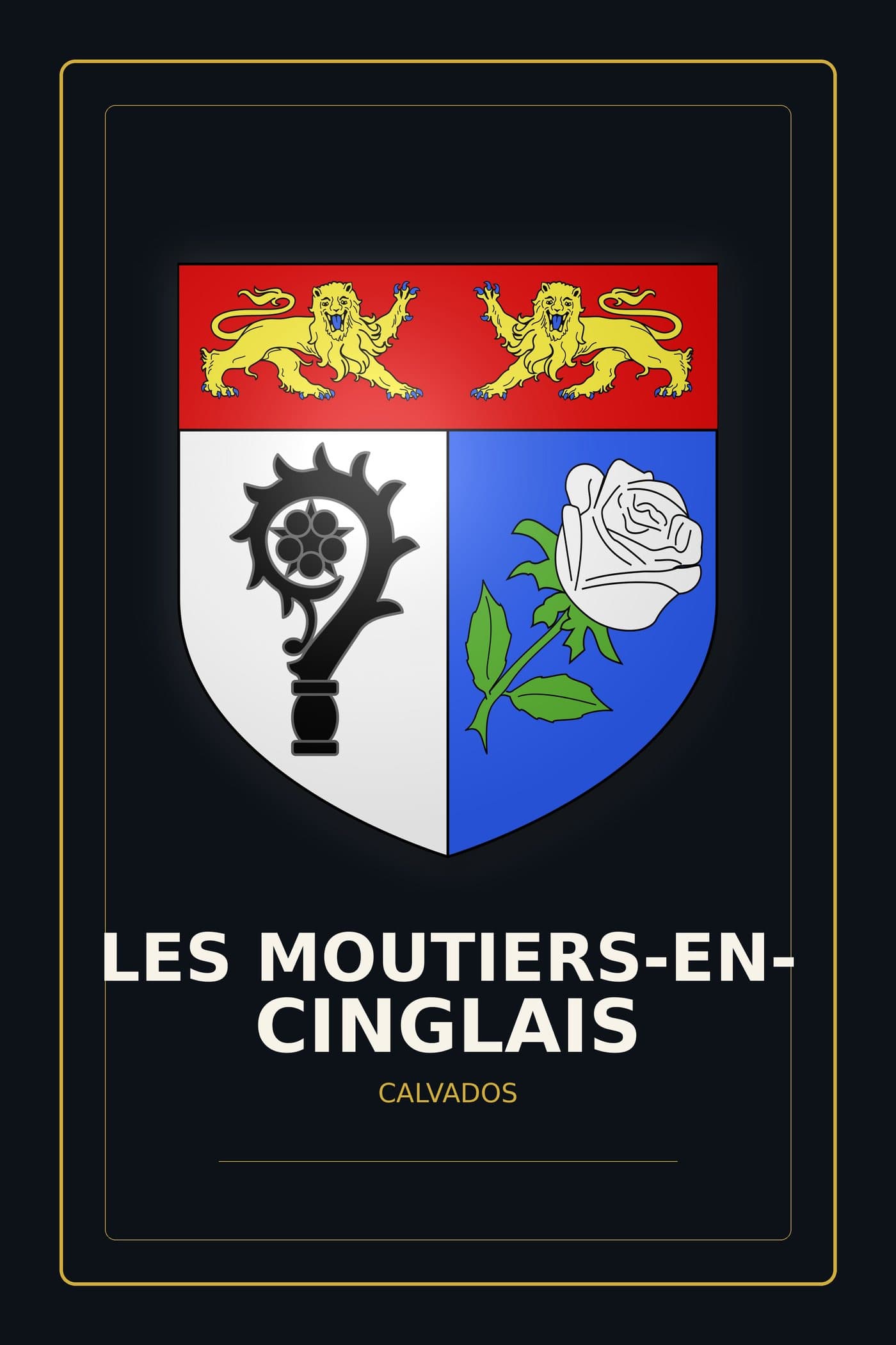Blason des Moutiers-en-Cinglais
