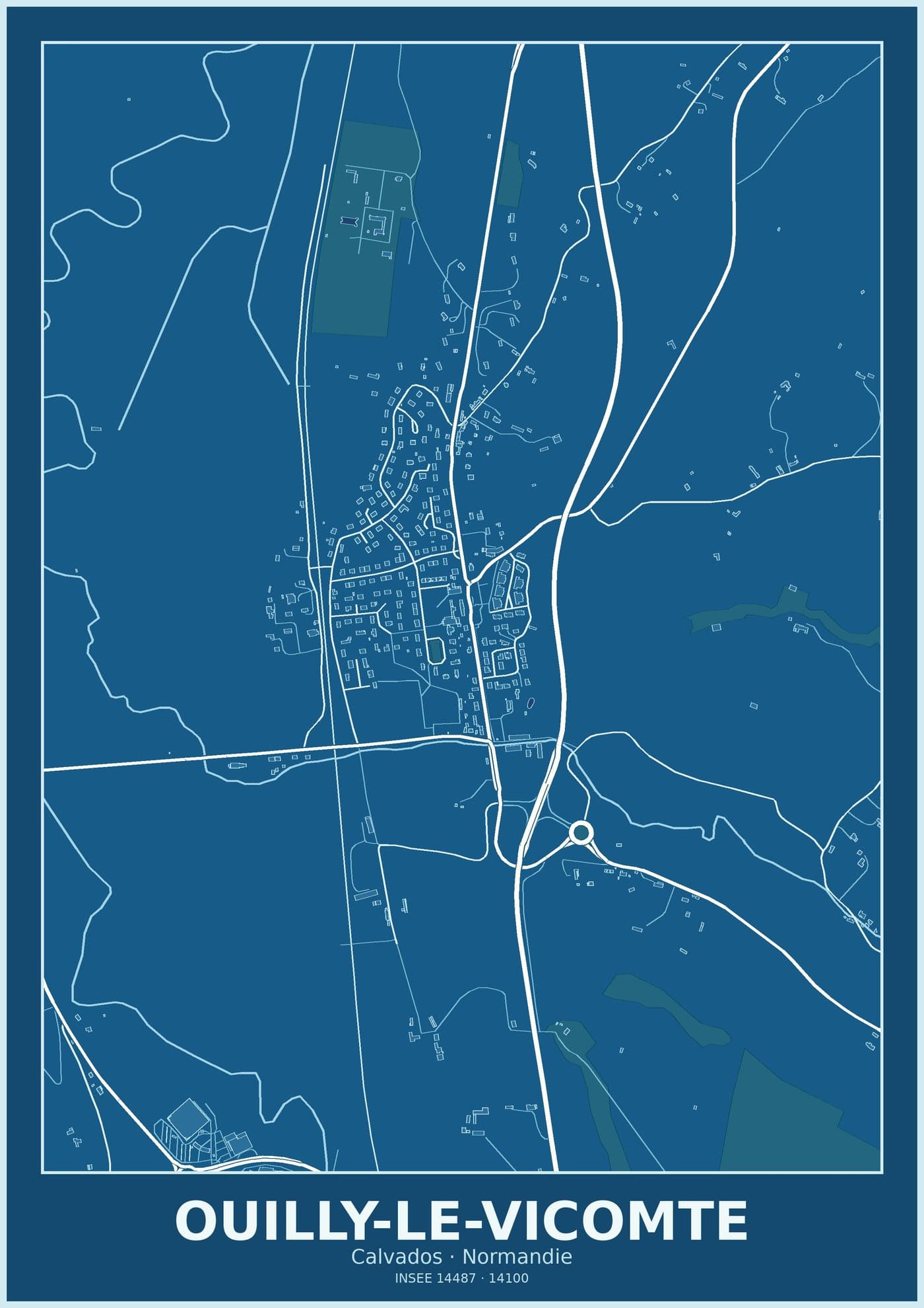 Plan d'Ouilly-le-Vicomte