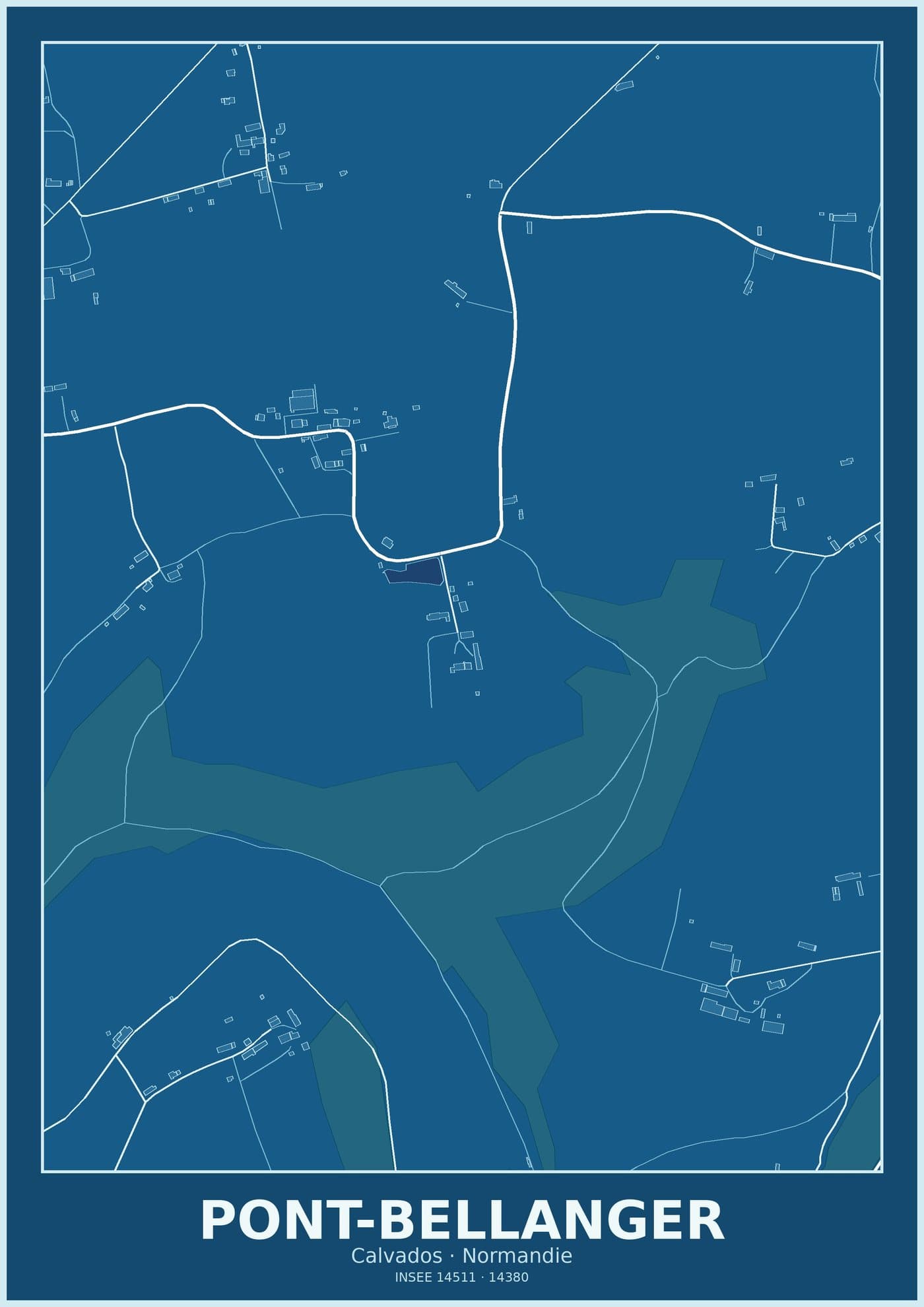 Plan de Pont-Bellanger