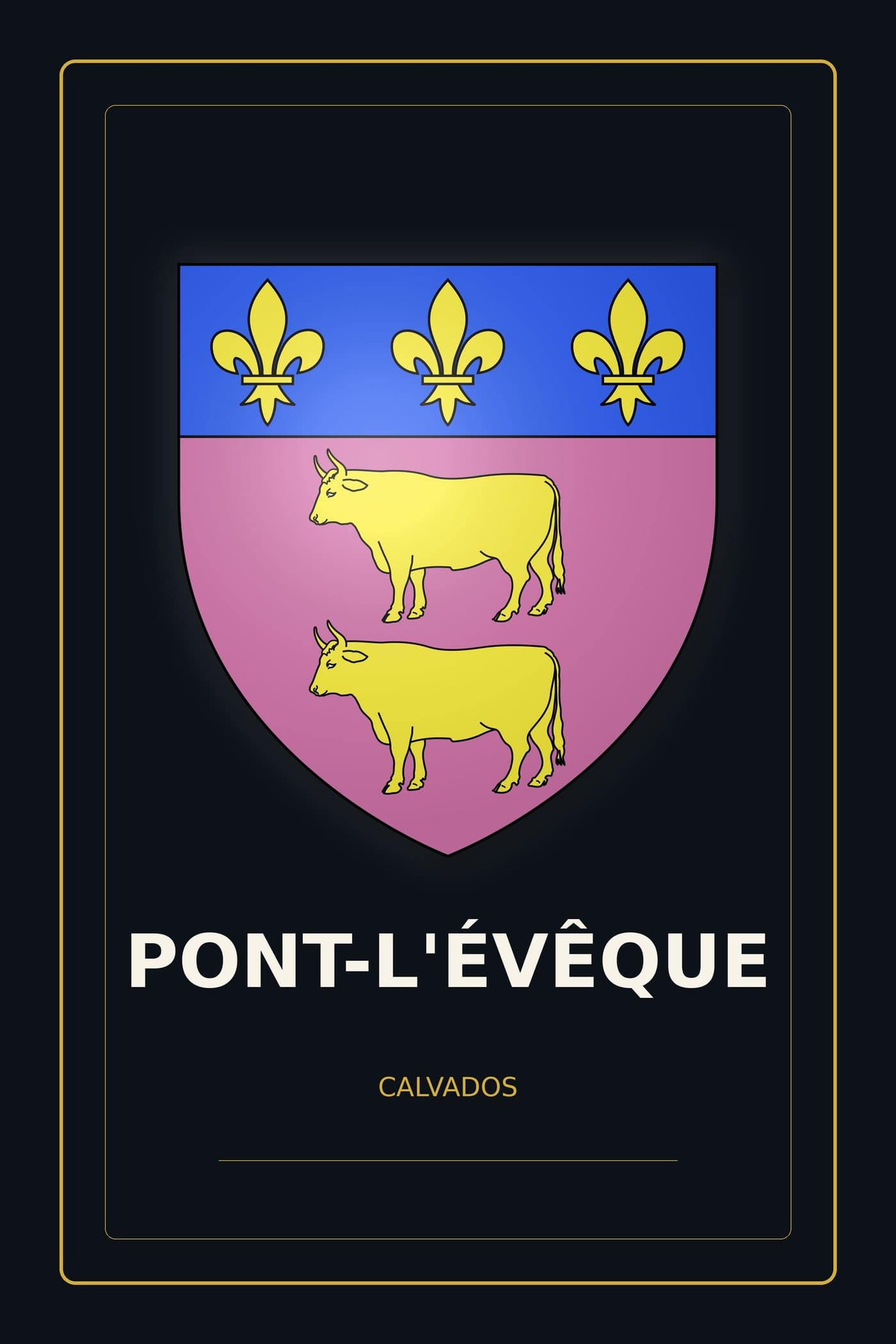 Blason de Pont-l'Évêque