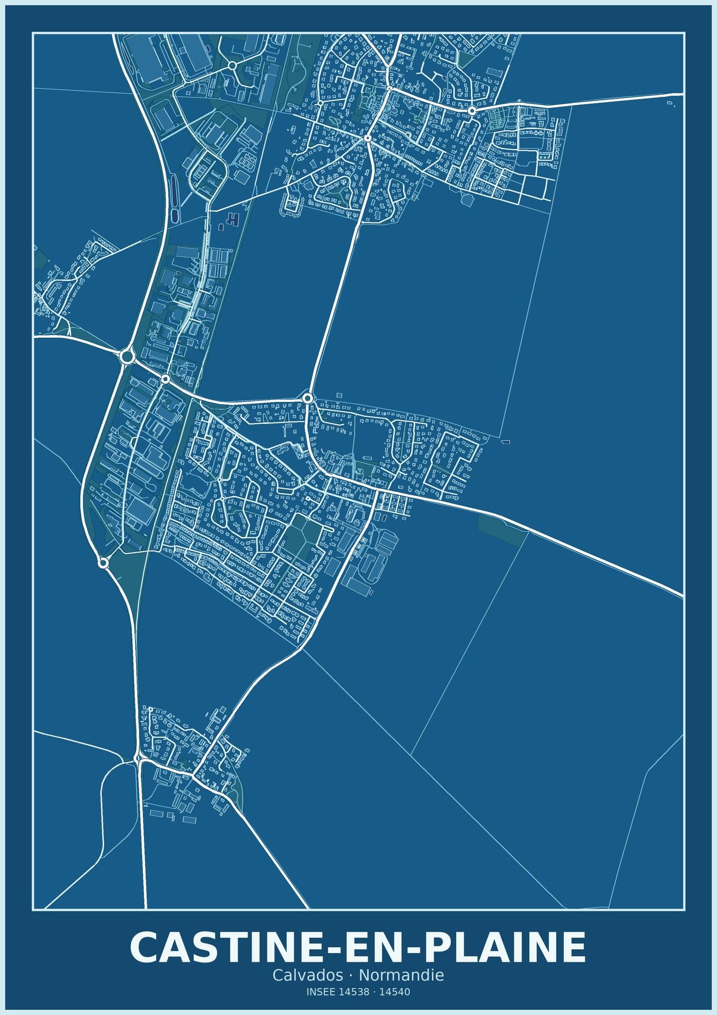 Plan de Castine-en-Plaine