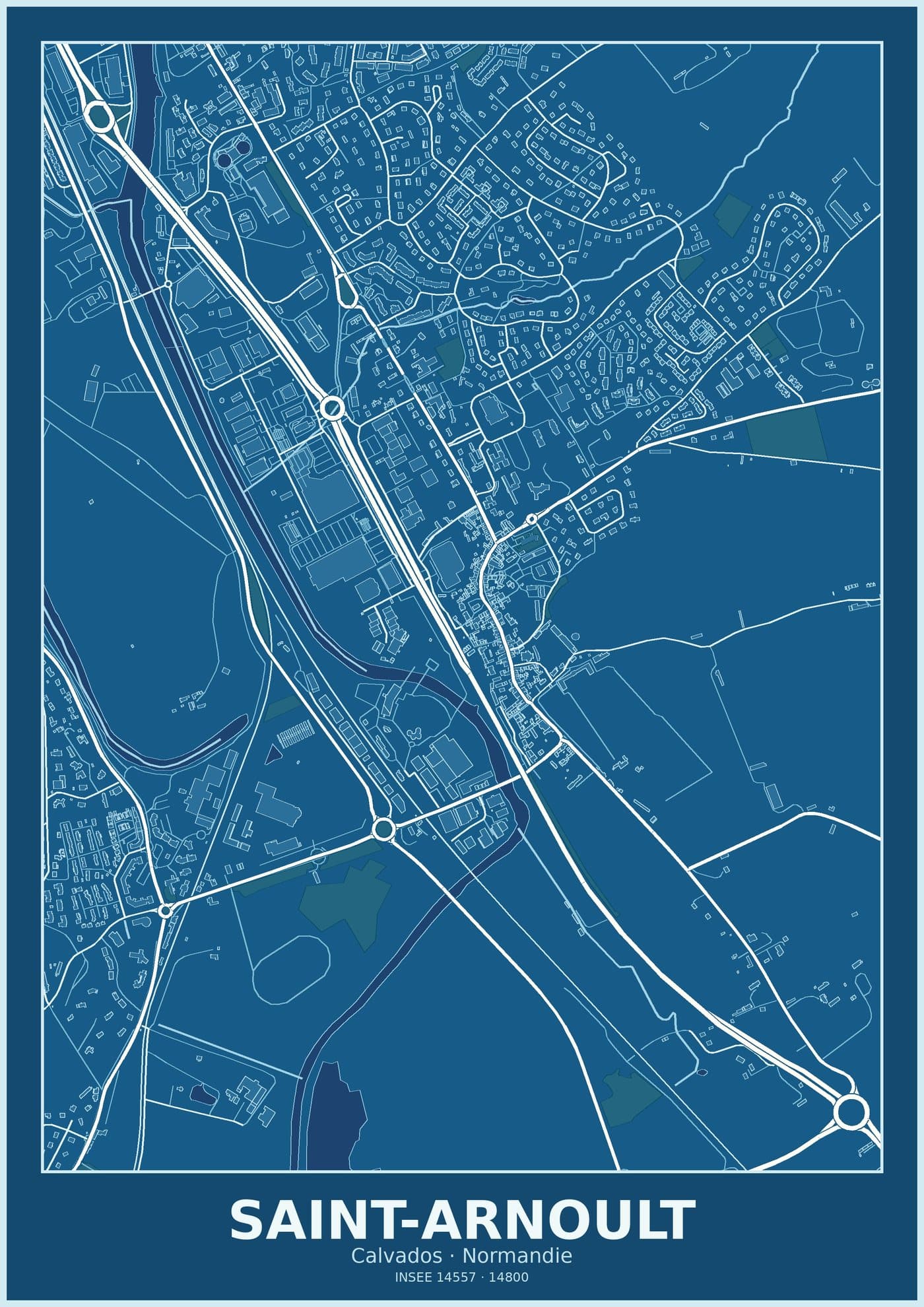 Plan de Saint-Arnoult
