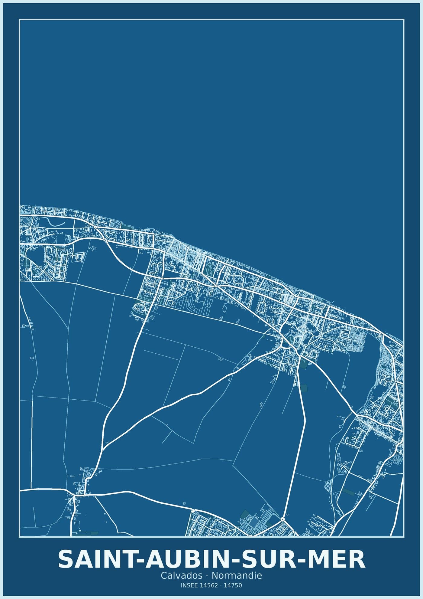Plan de Saint-Aubin-sur-Mer