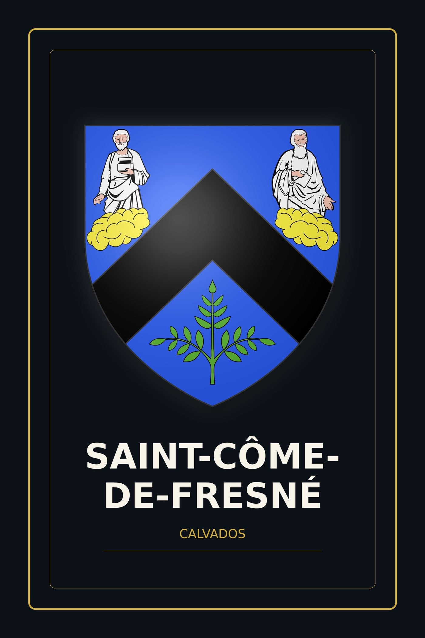 Blason de Saint-Côme-de-Fresné