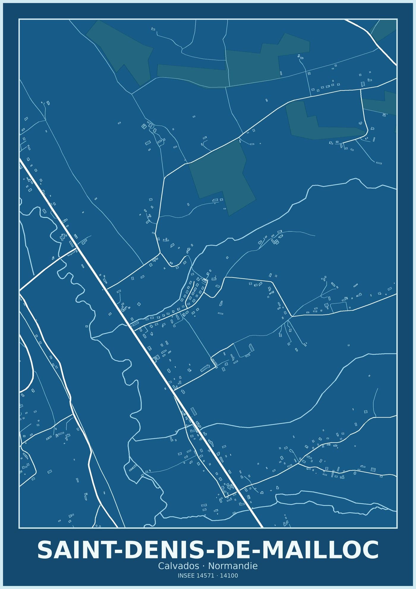 Plan de Saint-Denis-de-Mailloc