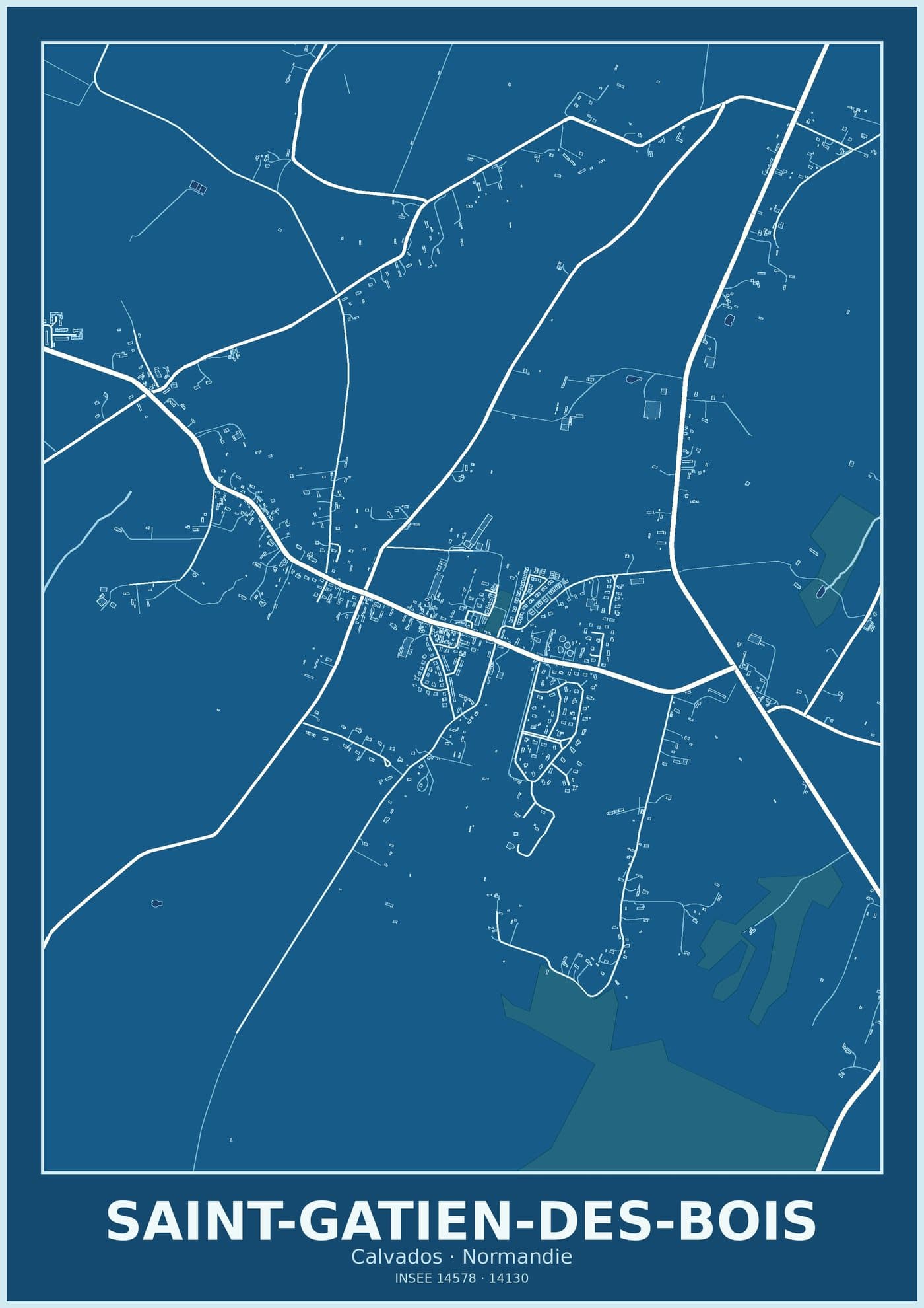 Plan de Saint-Gatien-des-Bois