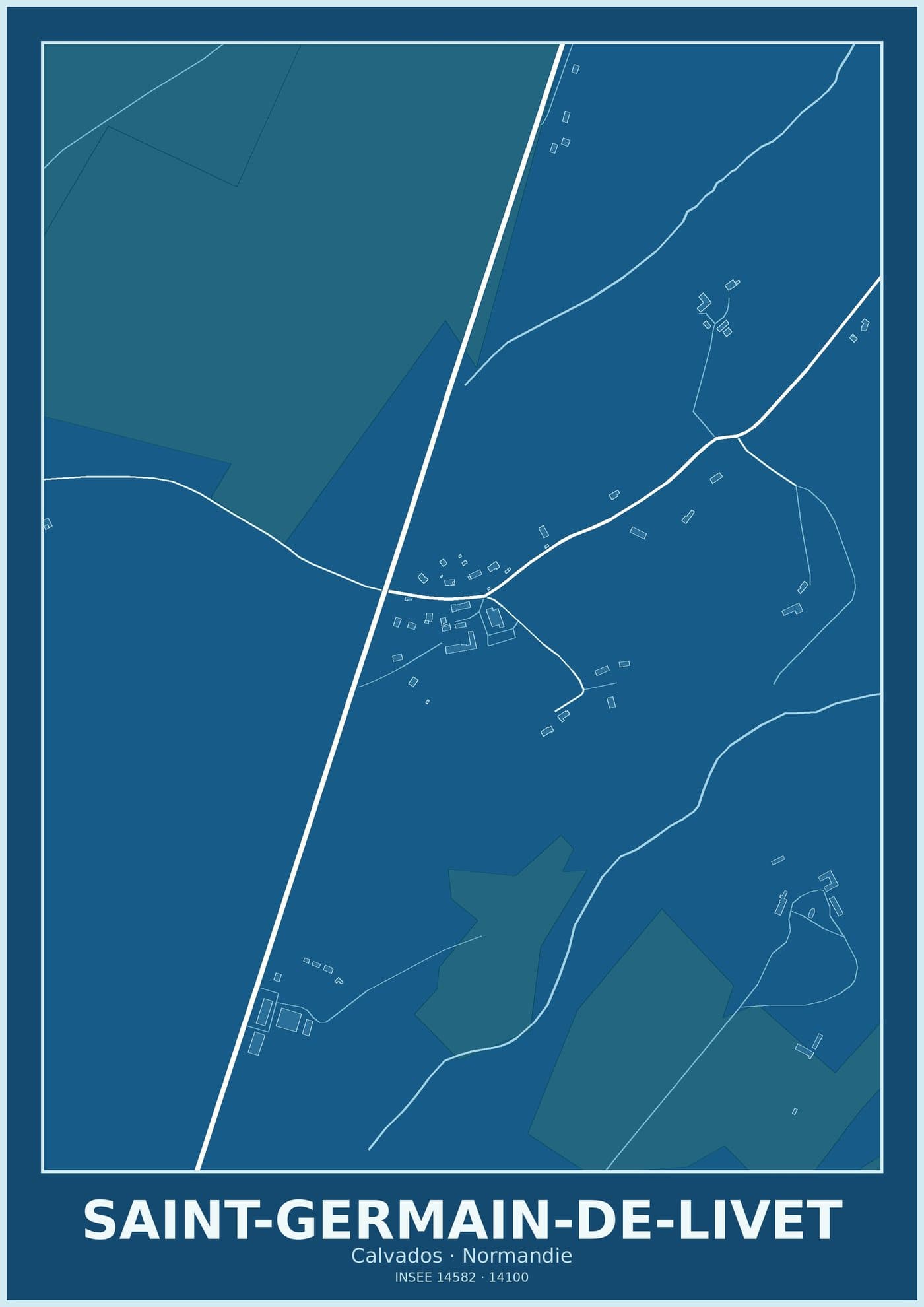 Plan de Saint-Germain-de-Livet