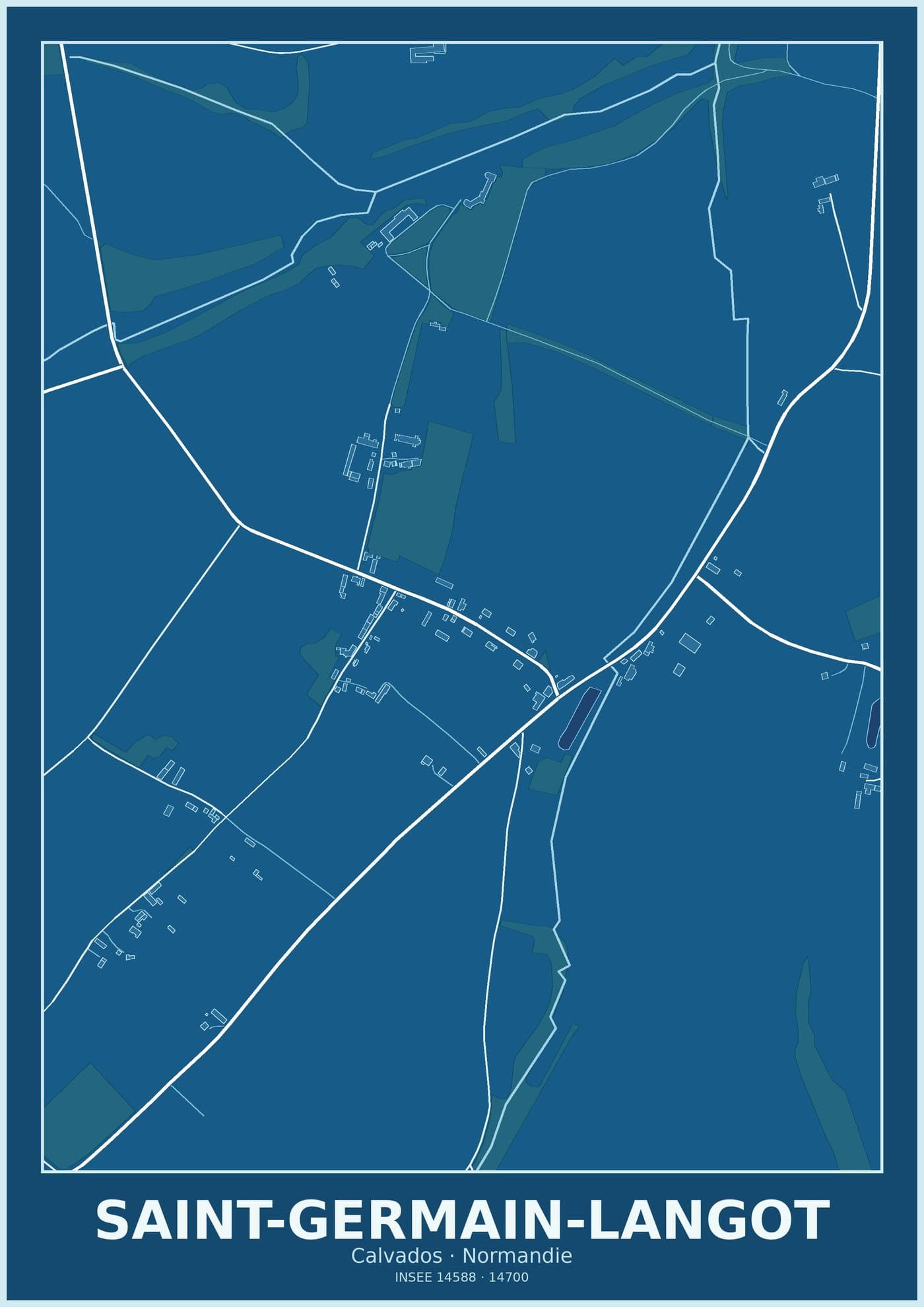 Plan de Saint-Germain-Langot