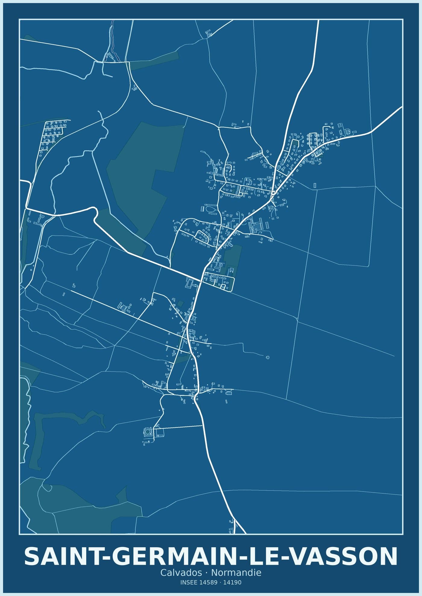Plan de Saint-Germain-le-Vasson