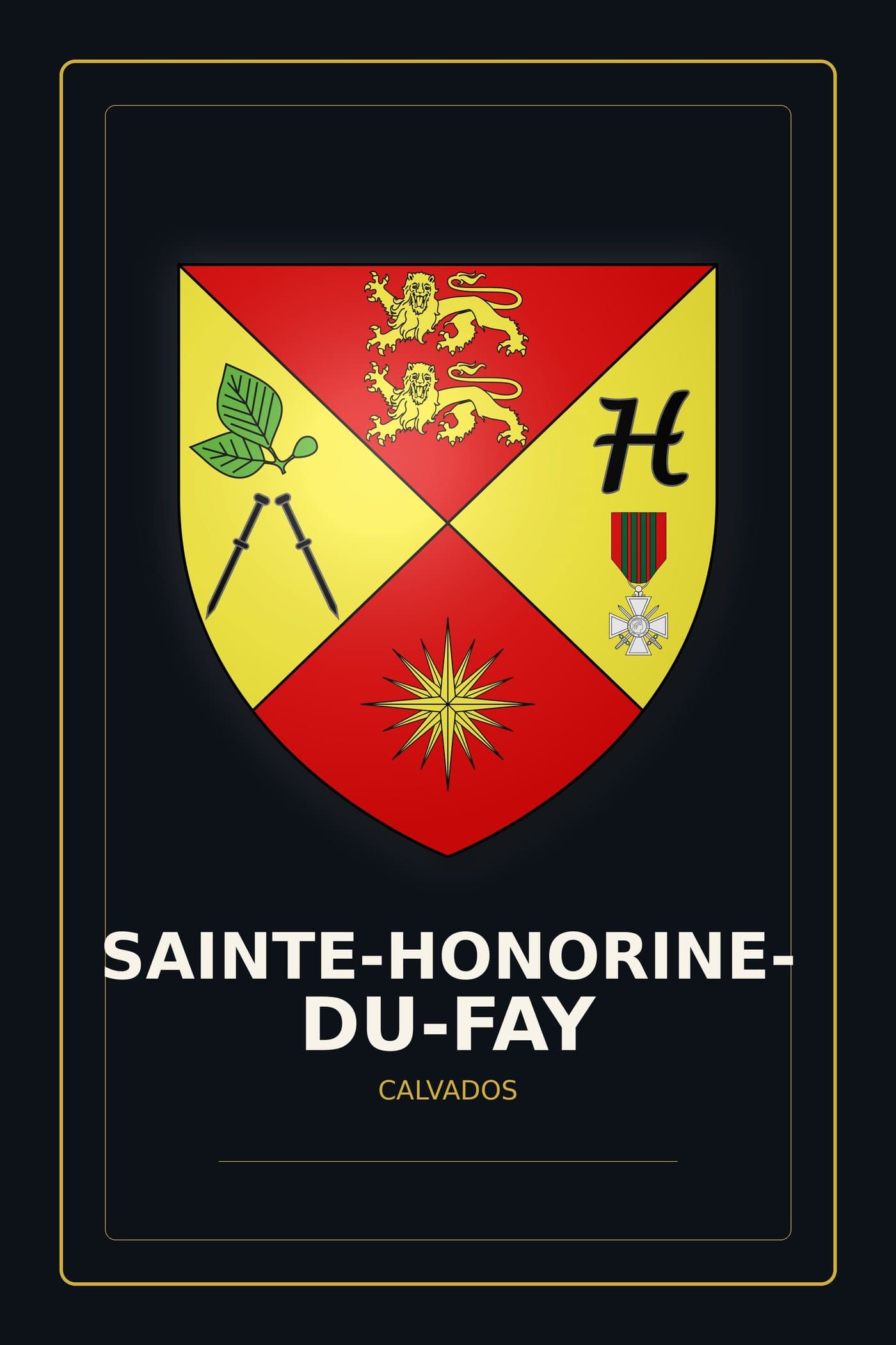 Blason de Sainte-Honorine-du-Fay