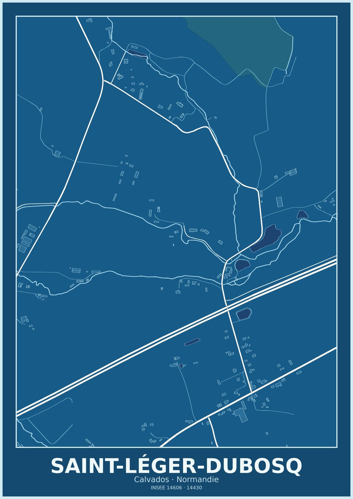 Plan de Saint-Léger-Dubosq