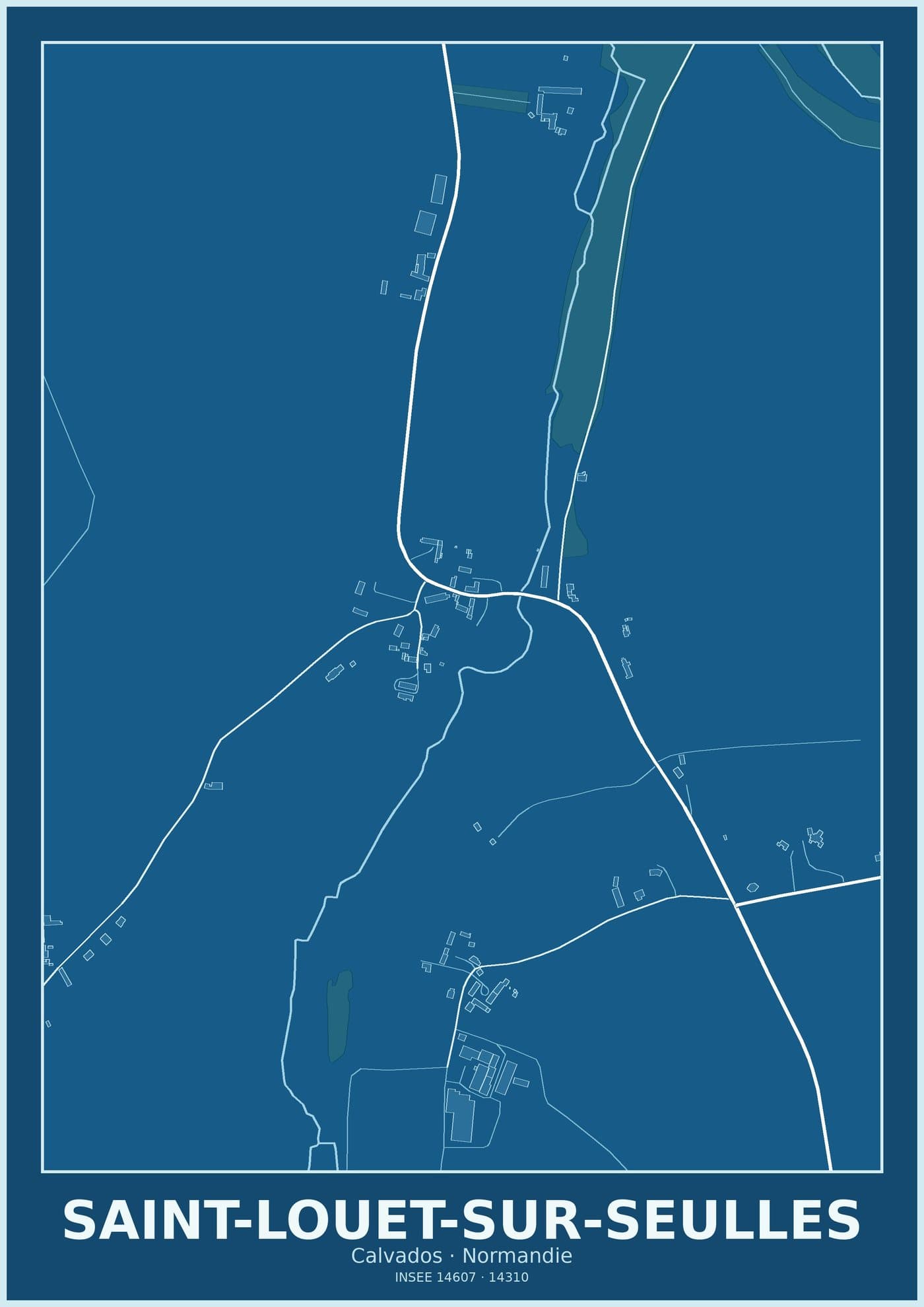 Plan de Saint-Louet-sur-Seulles
