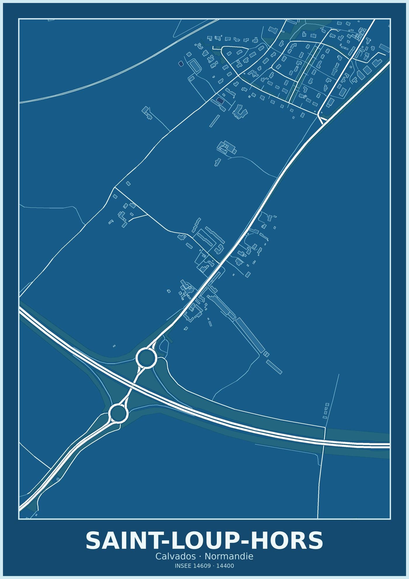 Plan de Saint-Loup-Hors