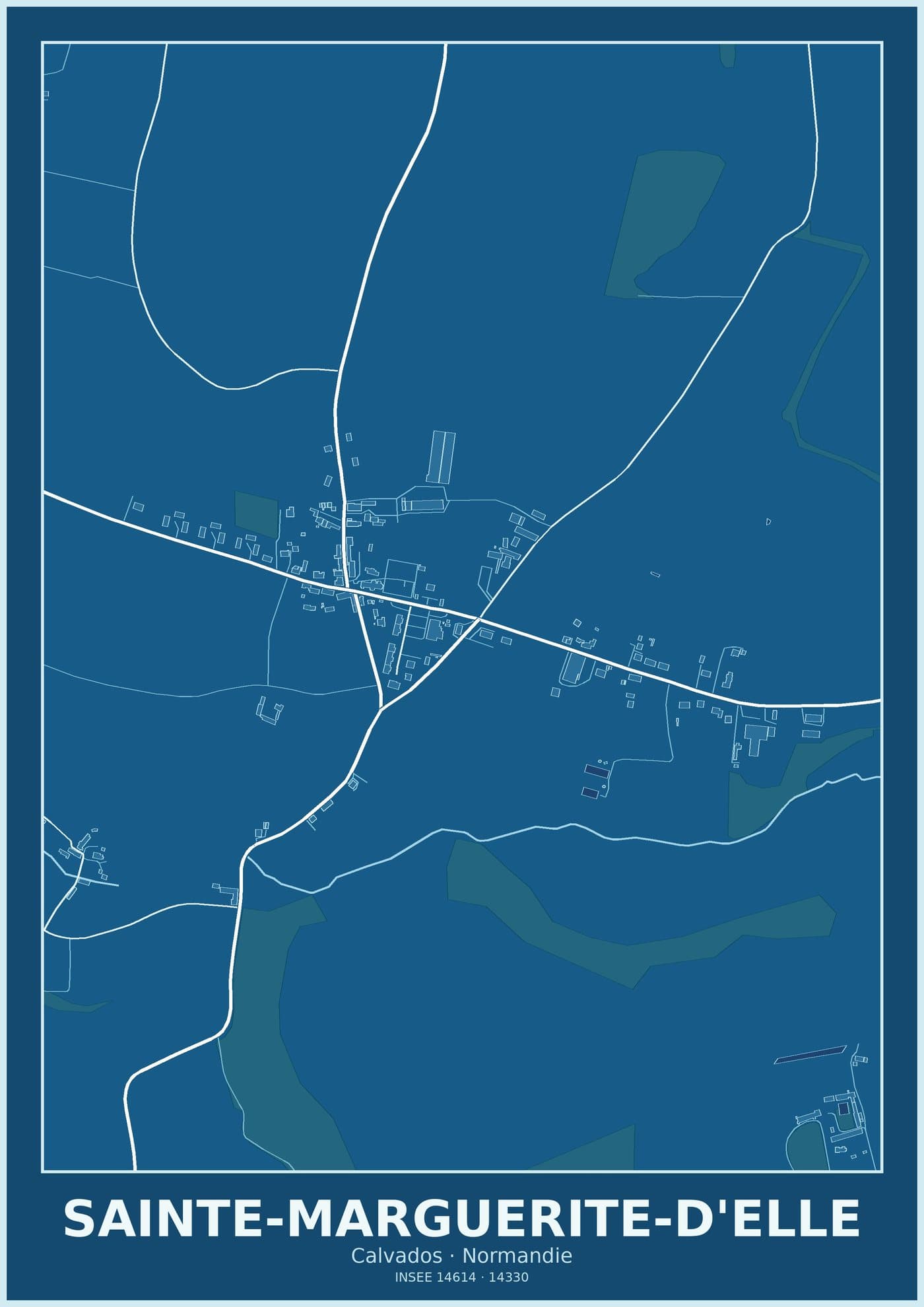 Plan de Sainte-Marguerite-d'Elle