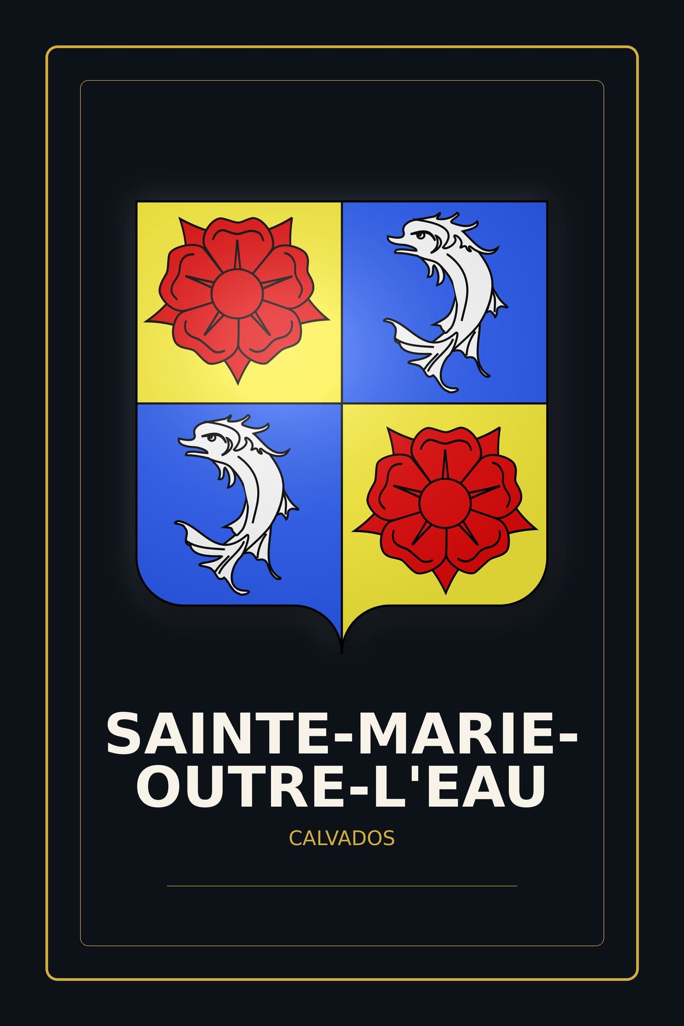 Blason de Sainte-Marie-Outre-l'Eau