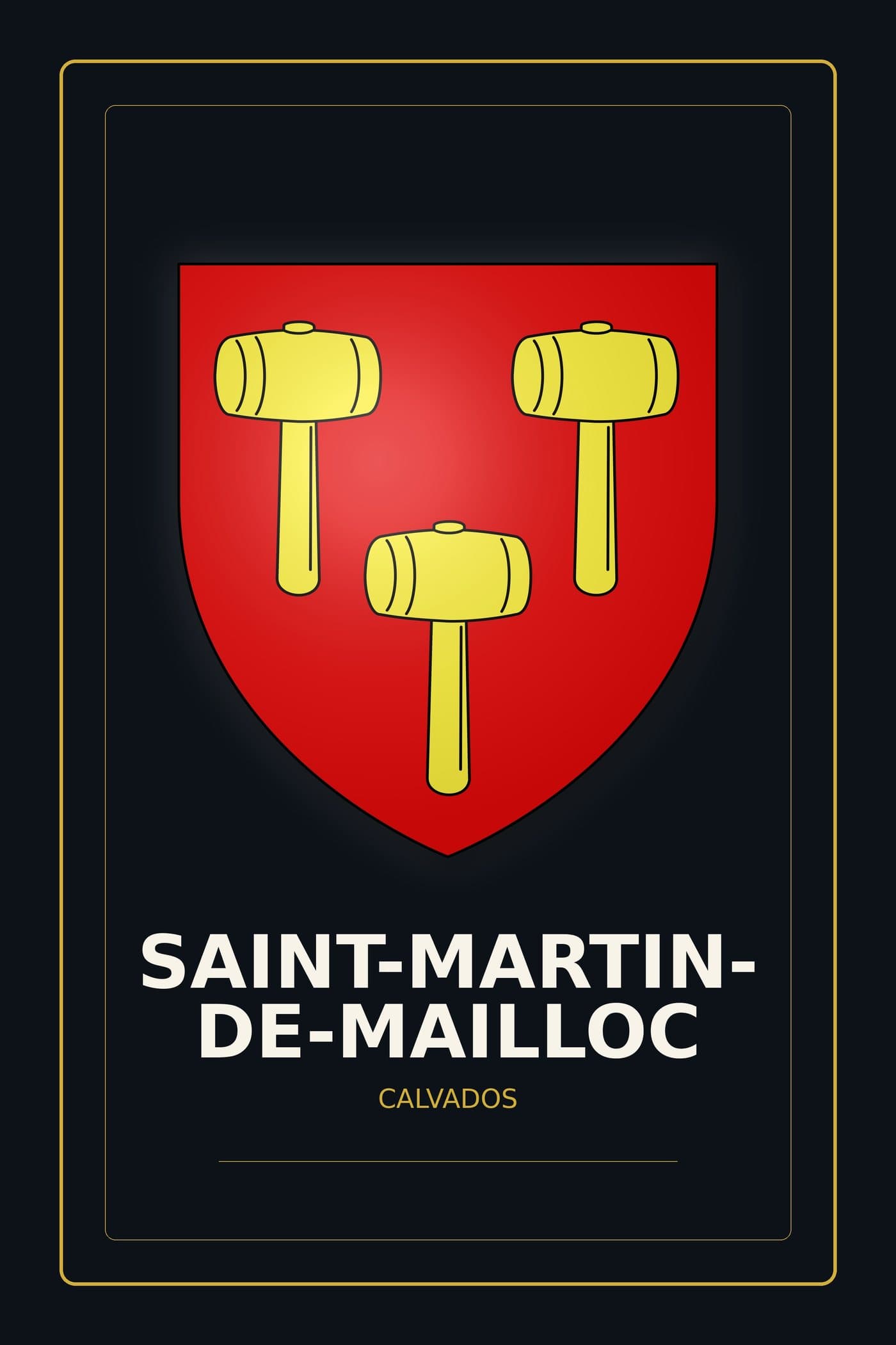 Blason de Saint-Martin-de-Mailloc