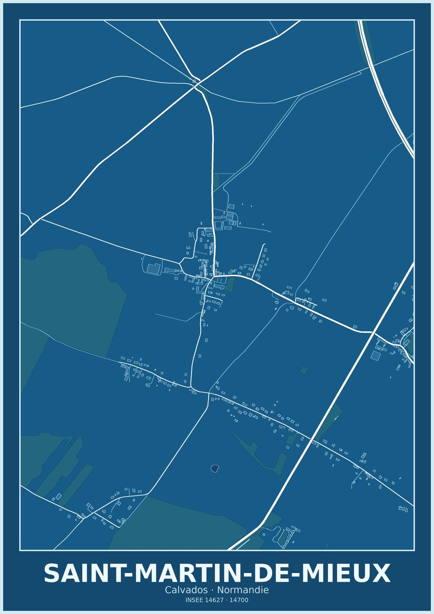 Plan de Saint-Martin-de-Mieux