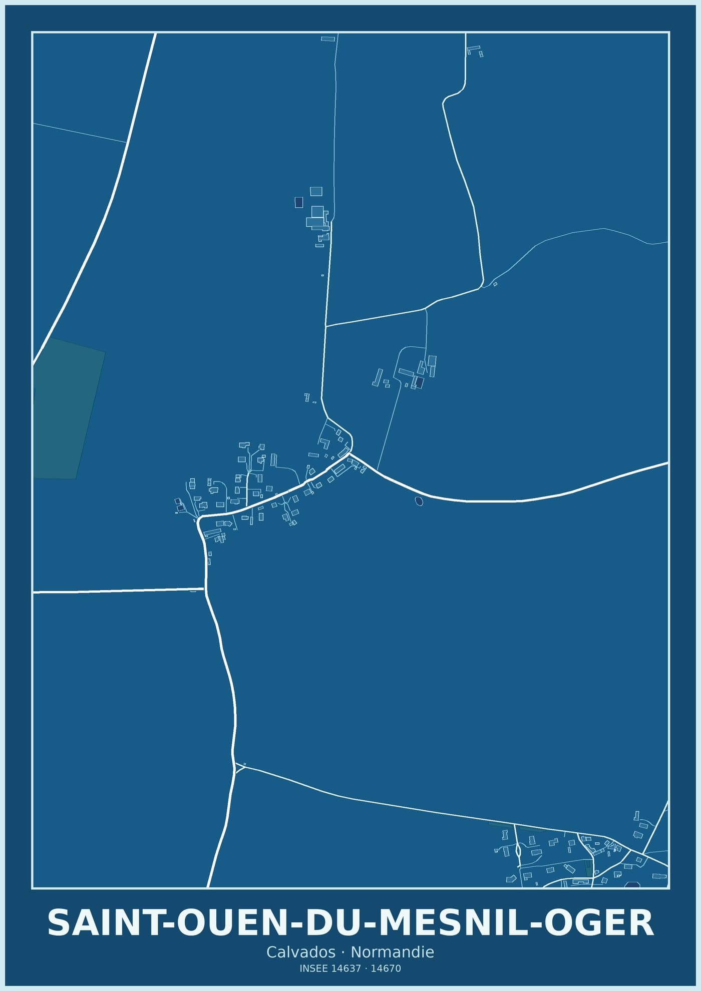 Plan de Saint-Ouen-du-Mesnil-Oger