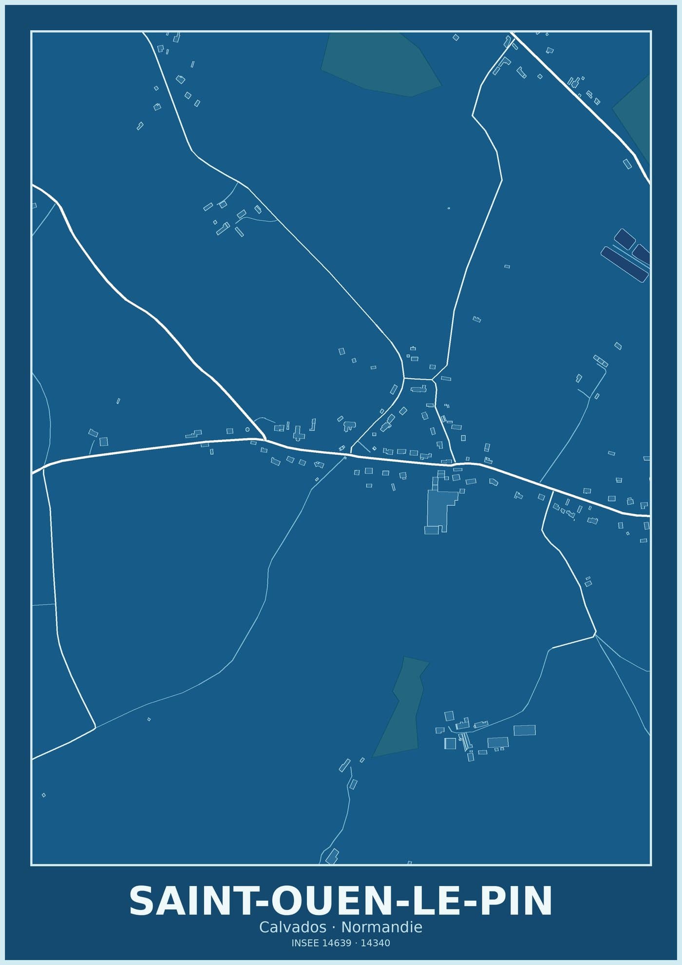 Plan de Saint-Ouen-le-Pin