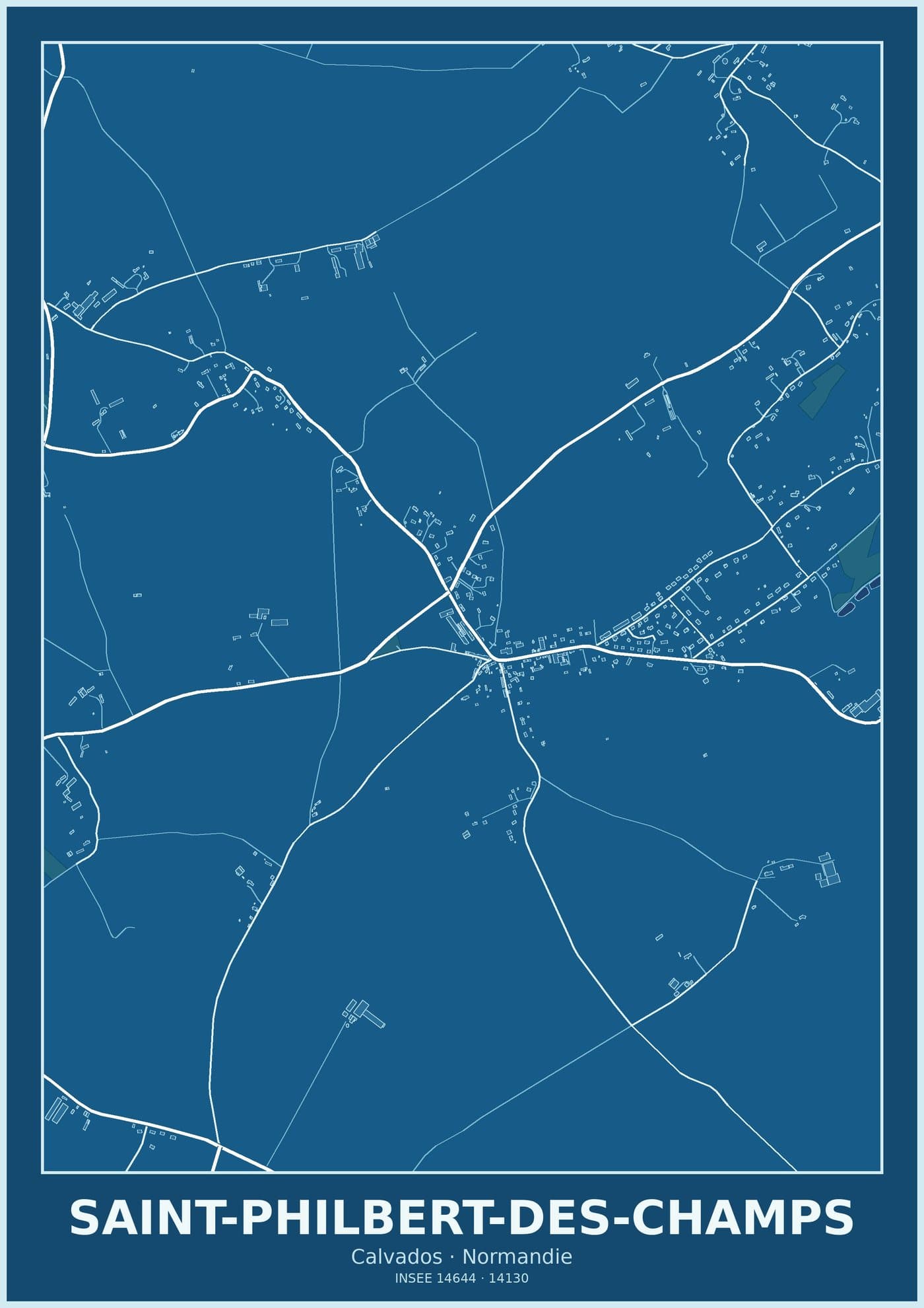 Plan de Saint-Philbert-des-Champs