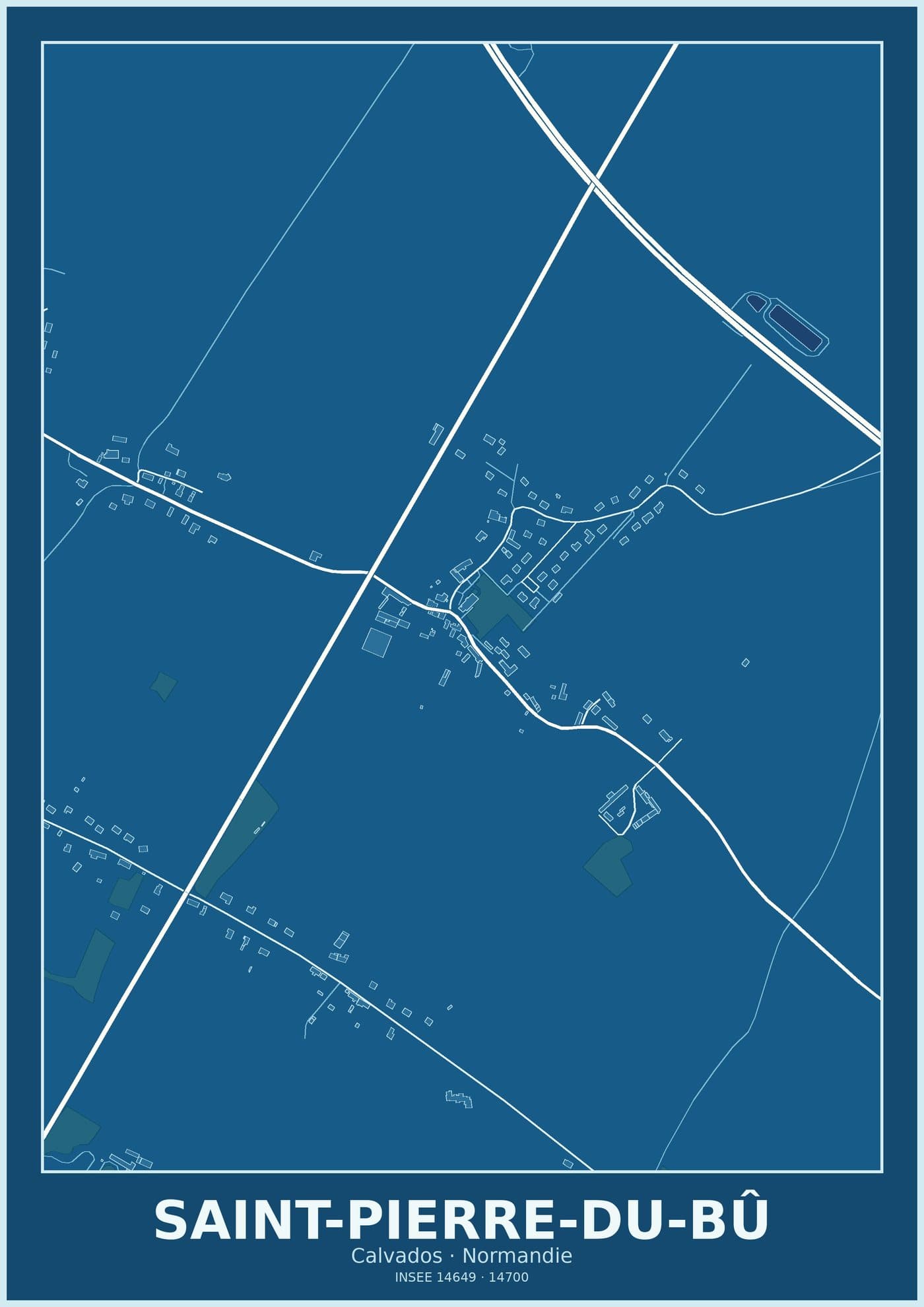 Plan de Saint-Pierre-du-Bû