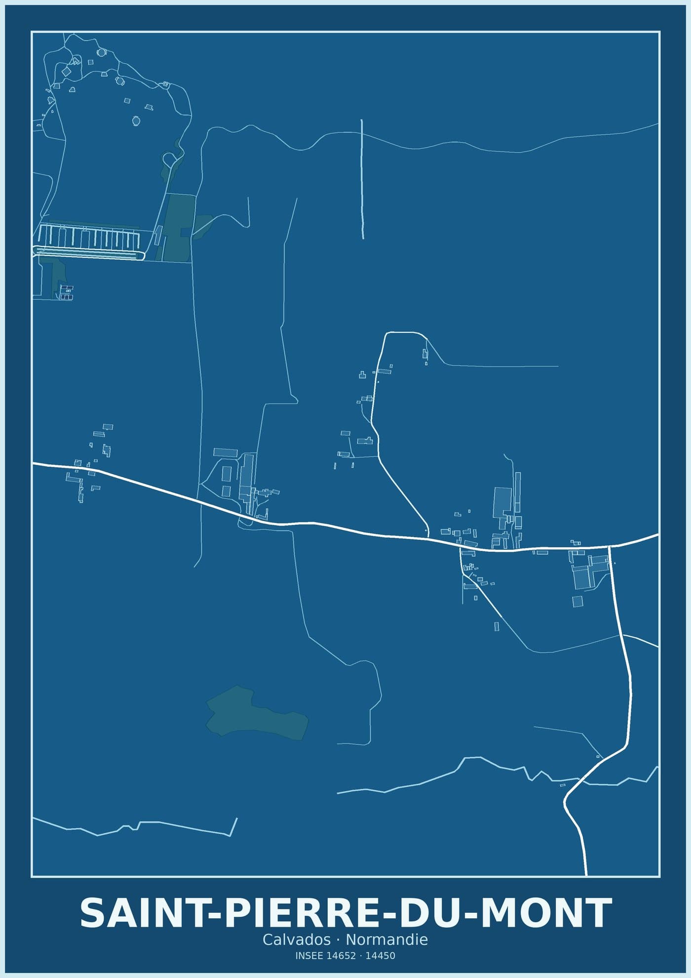 Plan de Saint-Pierre-du-Mont