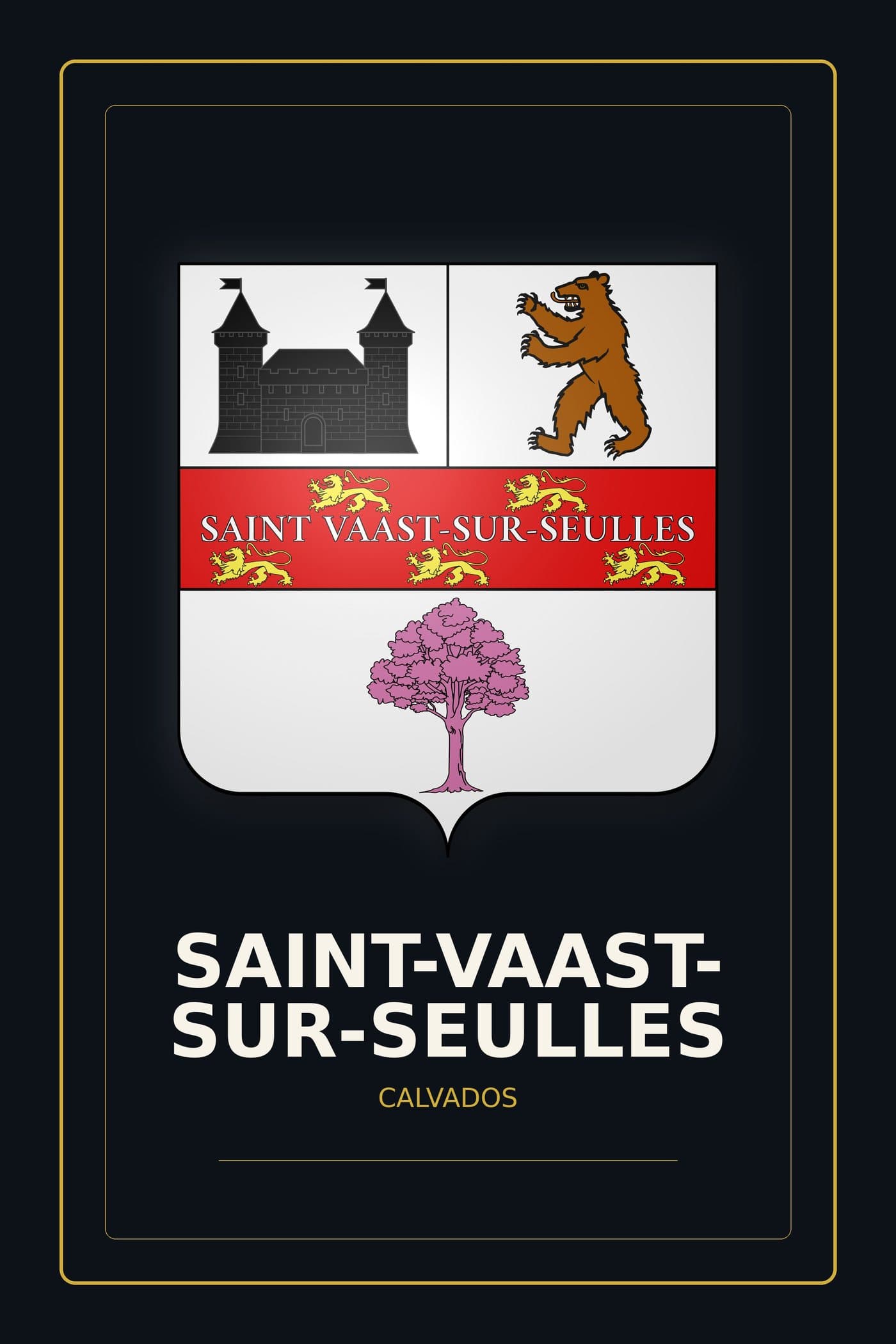 Blason de Saint-Vaast-sur-Seulles