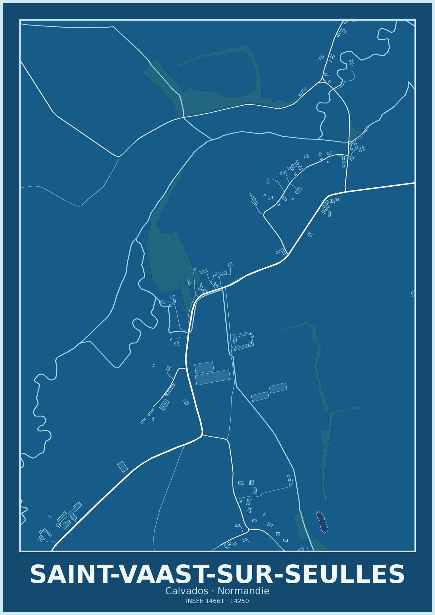 Plan de Saint-Vaast-sur-Seulles