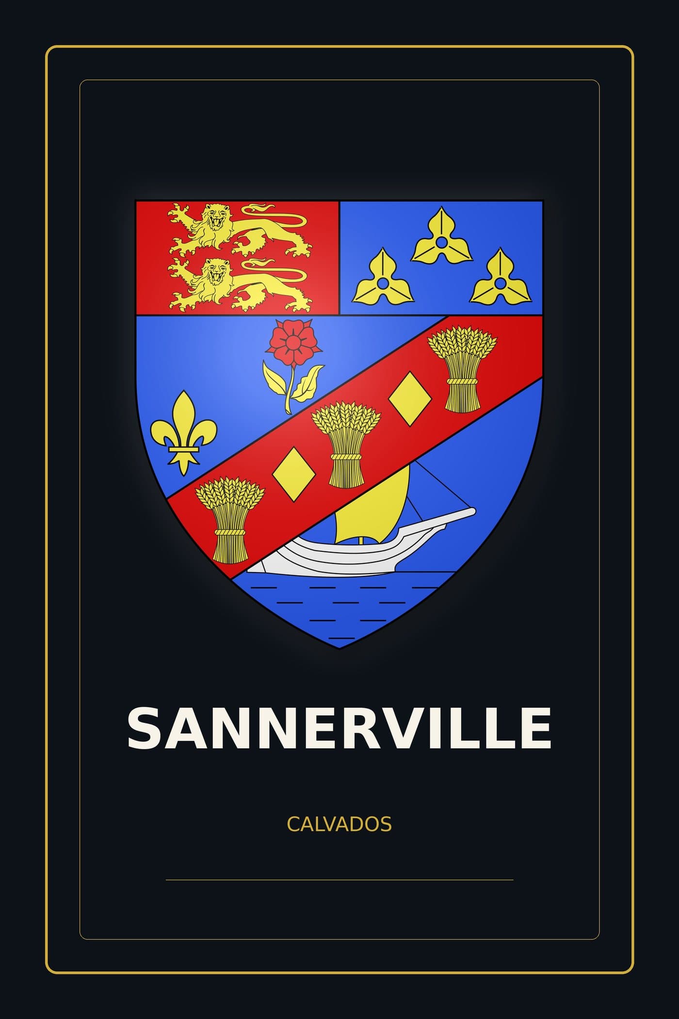 Blason de Sannerville