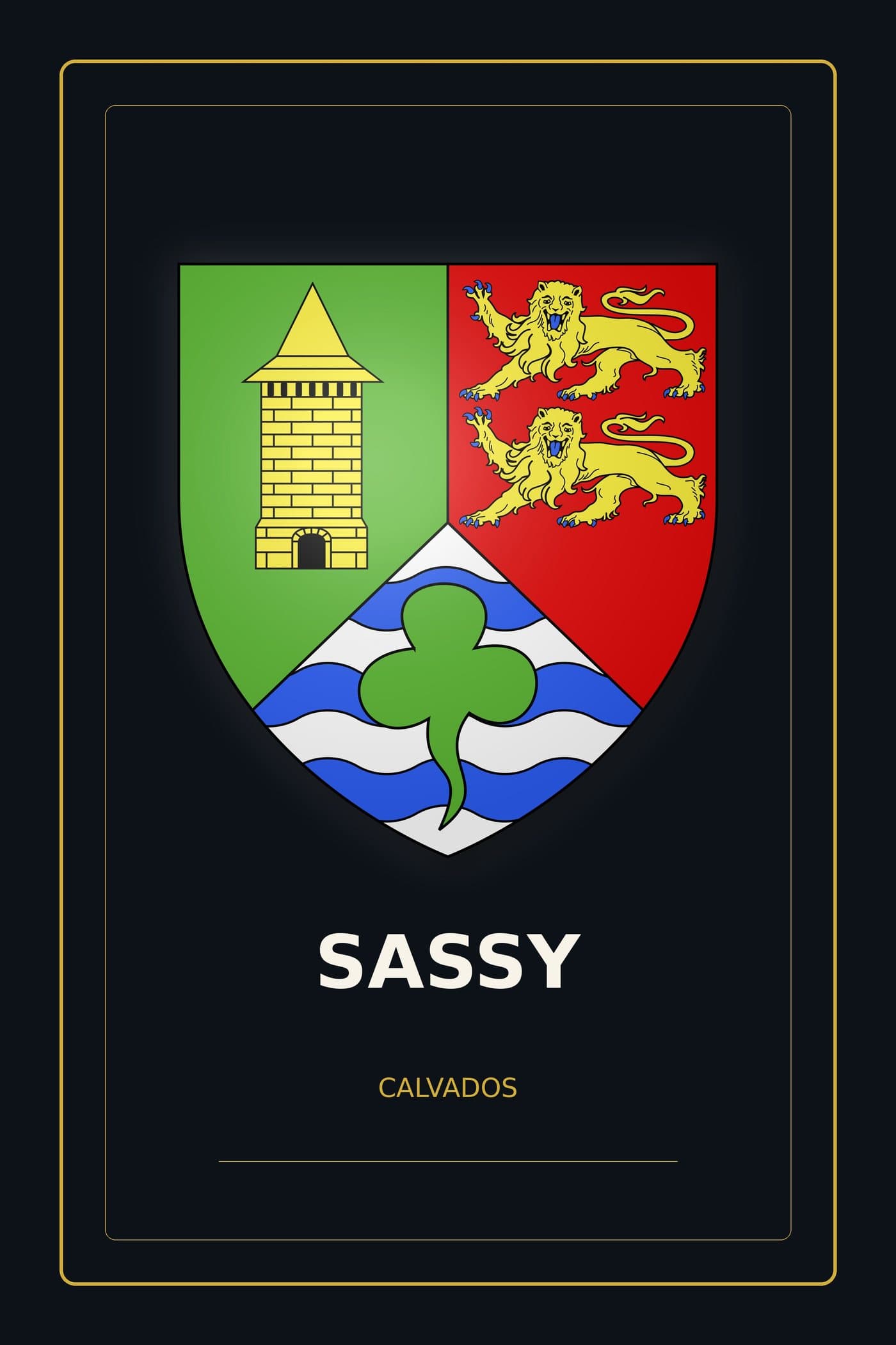 Blason de Sassy