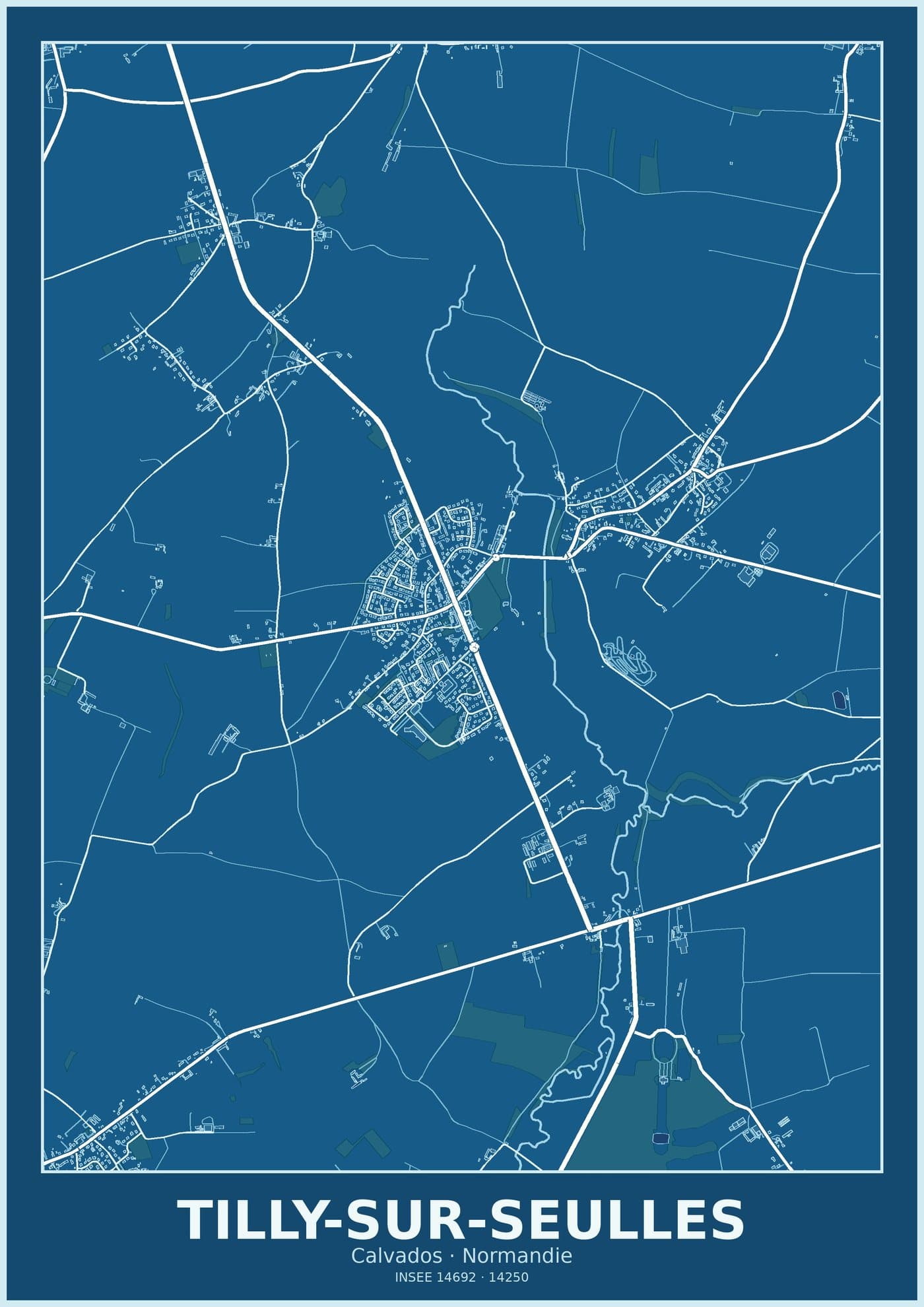 Plan de Tilly-sur-Seulles
