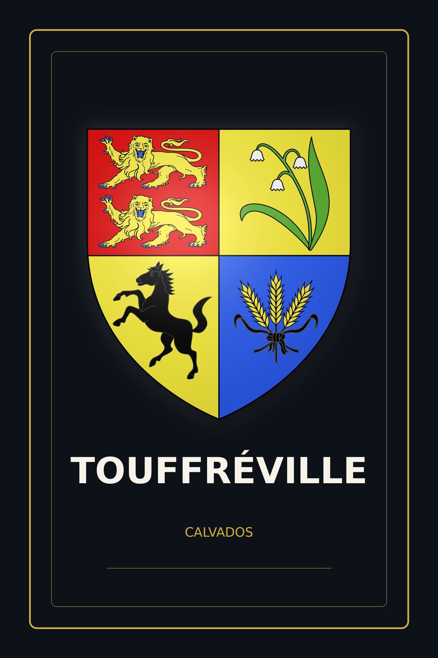 Blason de Touffréville