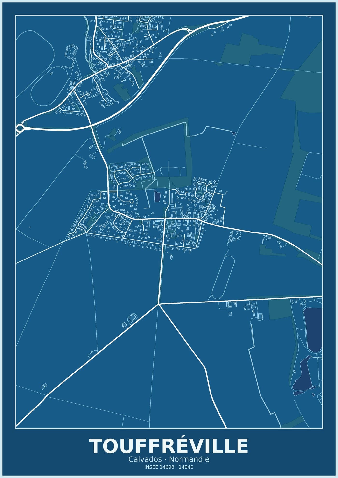 Plan de Touffréville