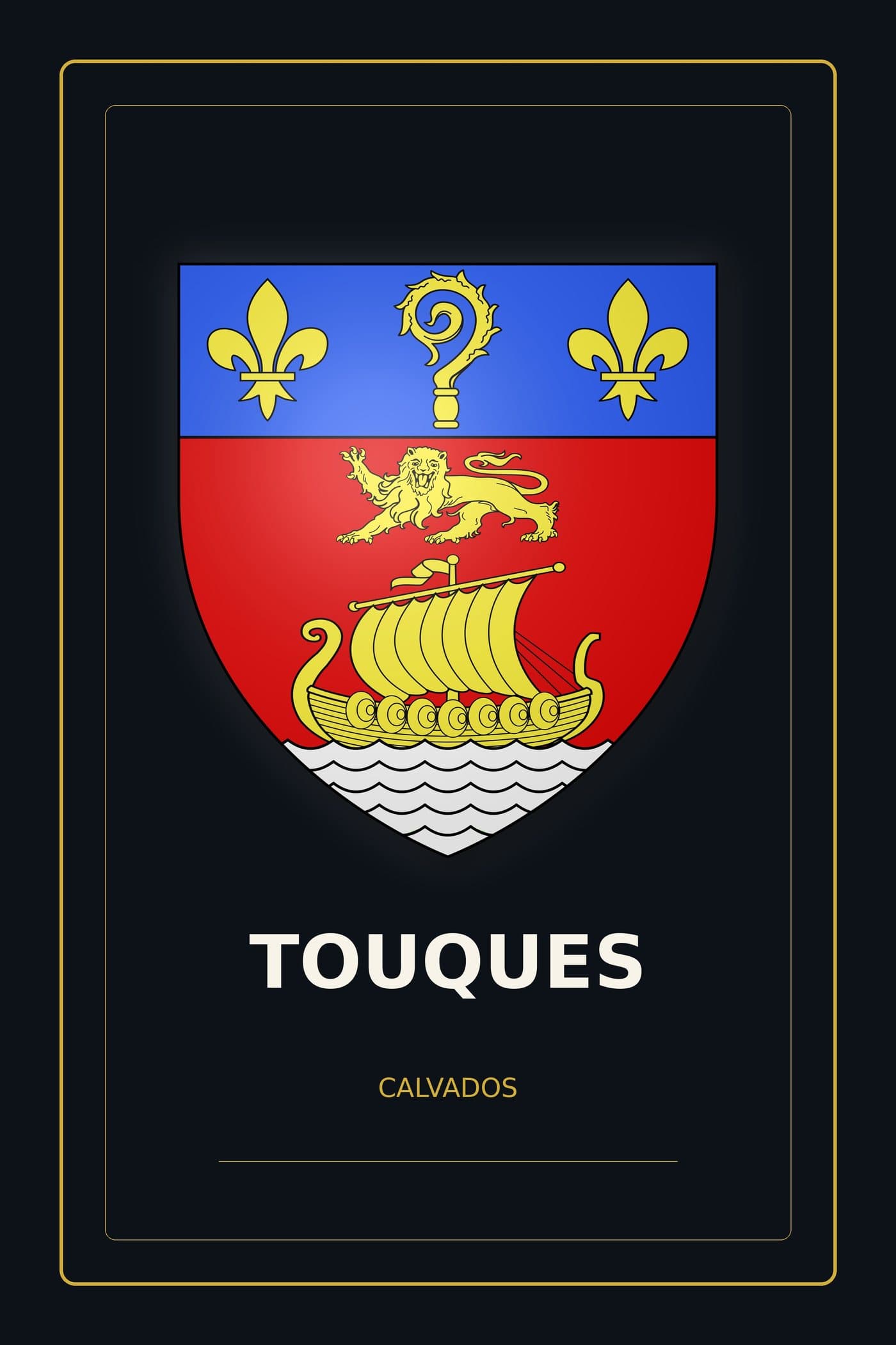Blason de Touques