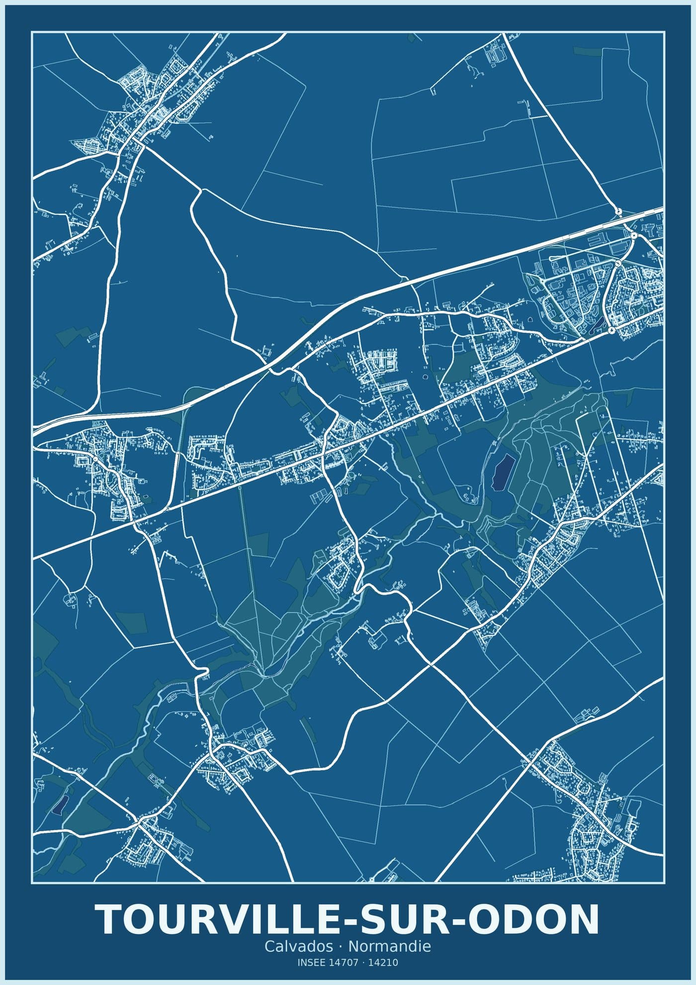 Plan de Tourville-sur-Odon