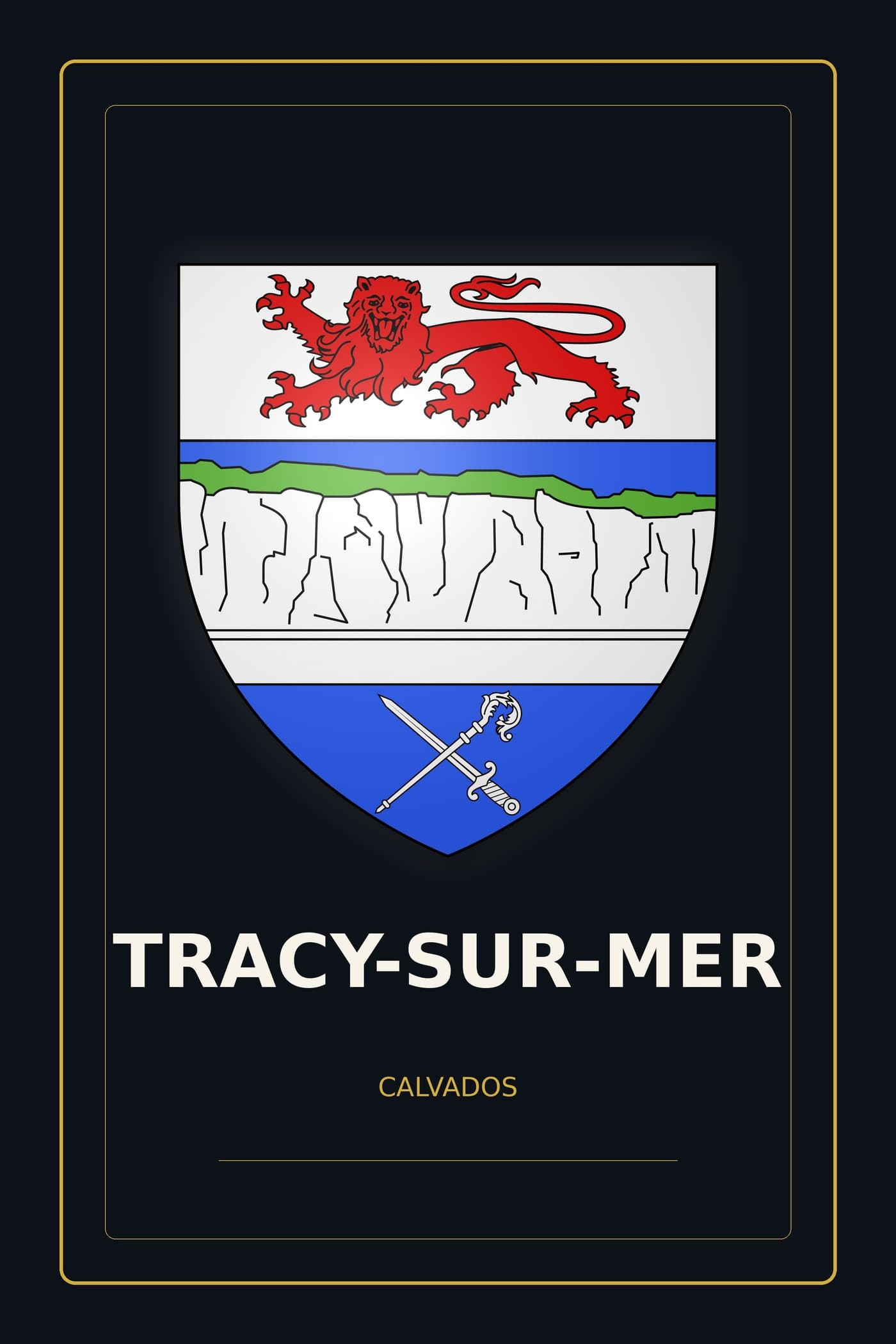 Blason de Tracy-sur-Mer