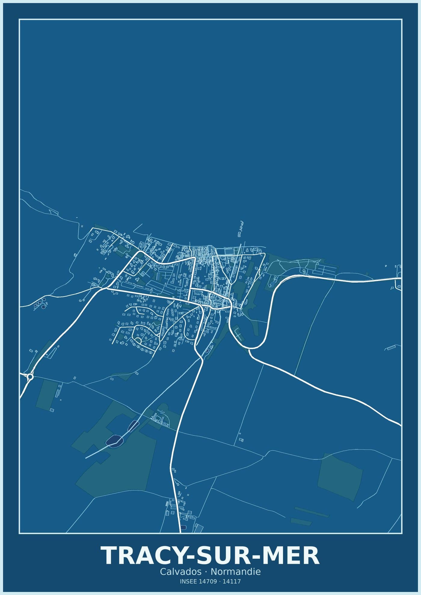 Plan de Tracy-sur-Mer