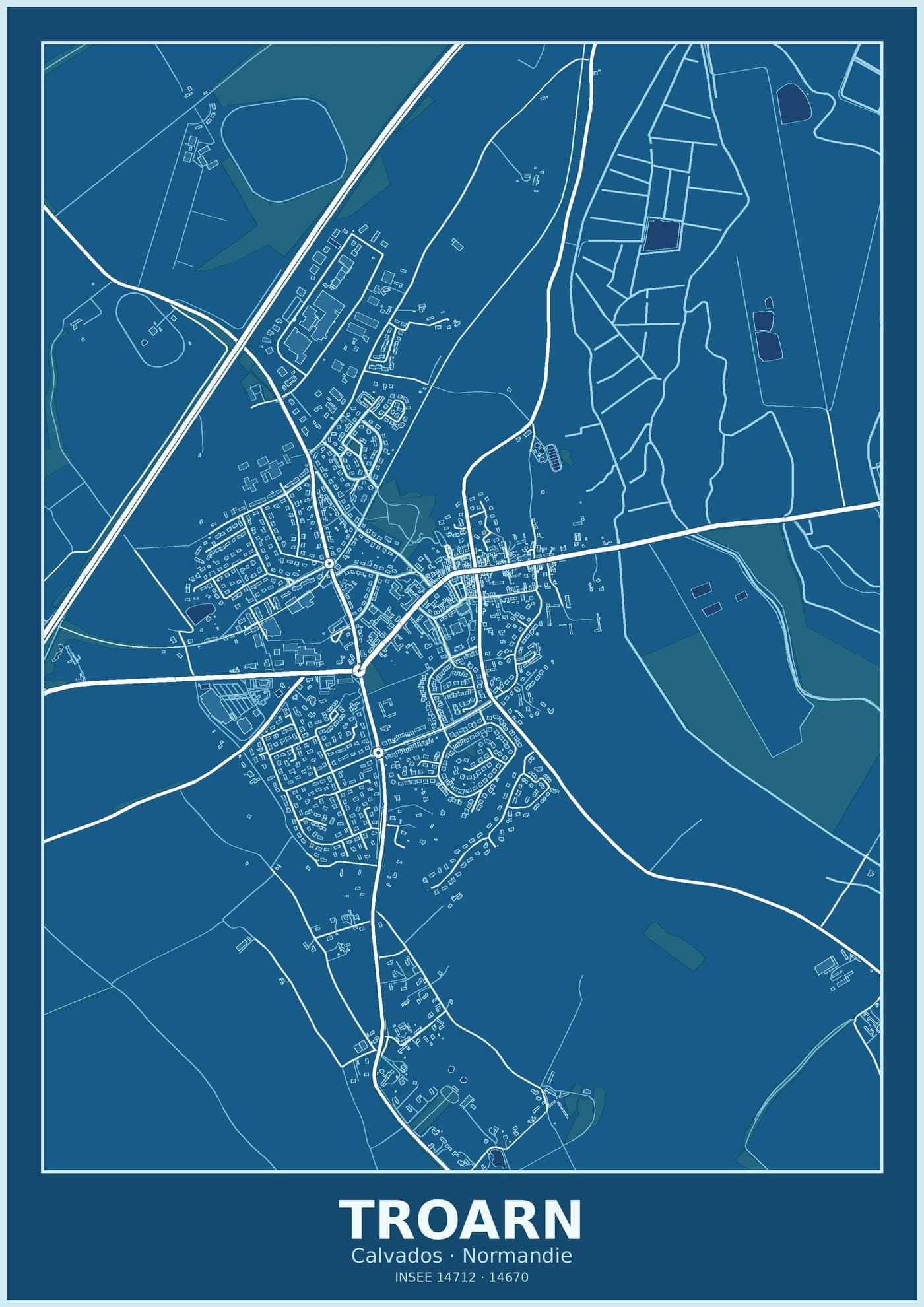 Plan de Troarn