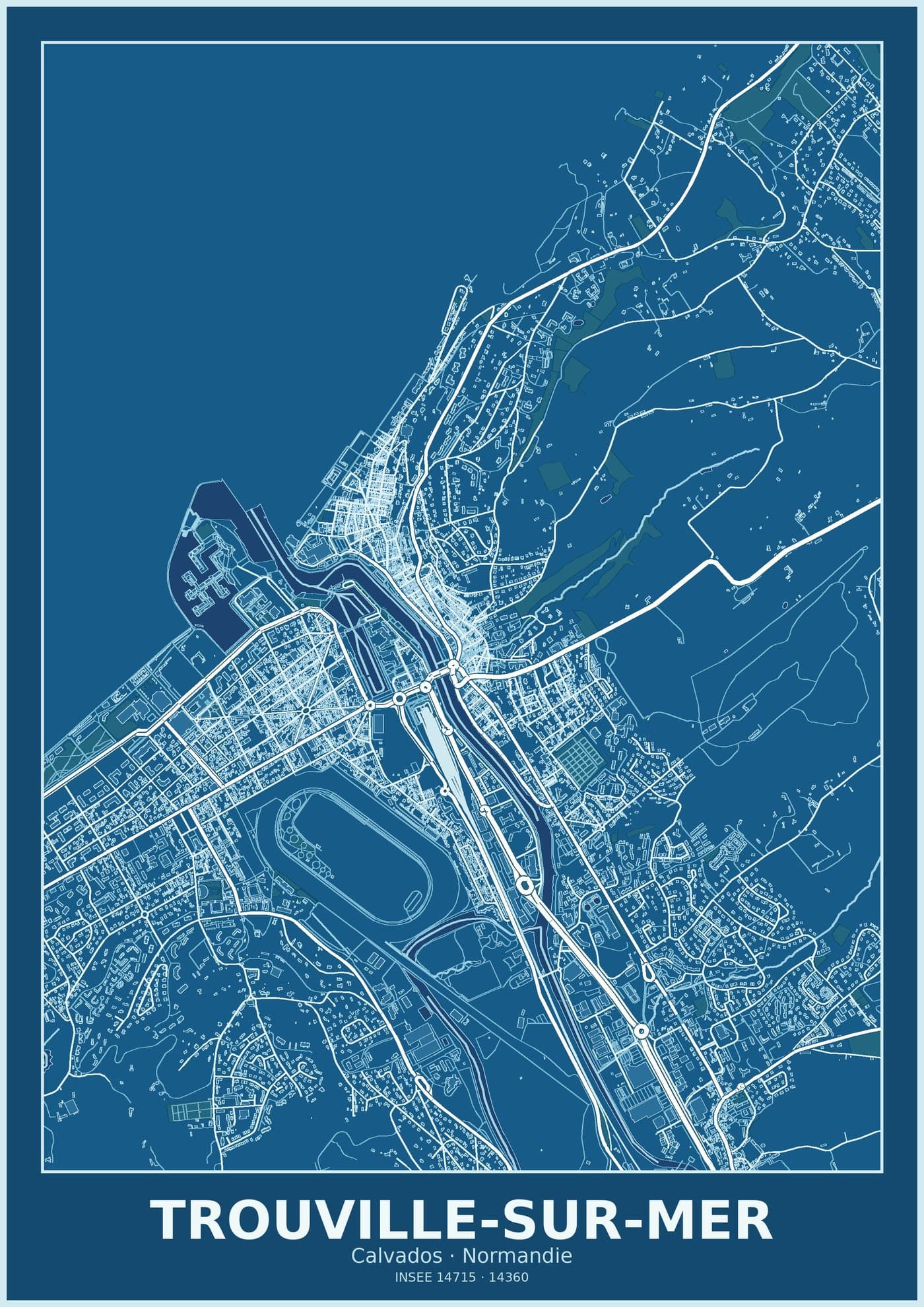 Plan de Trouville-sur-Mer