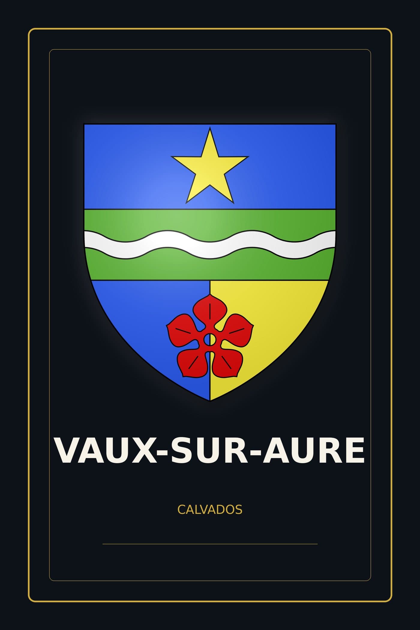 Blason de Vaux-sur-Aure