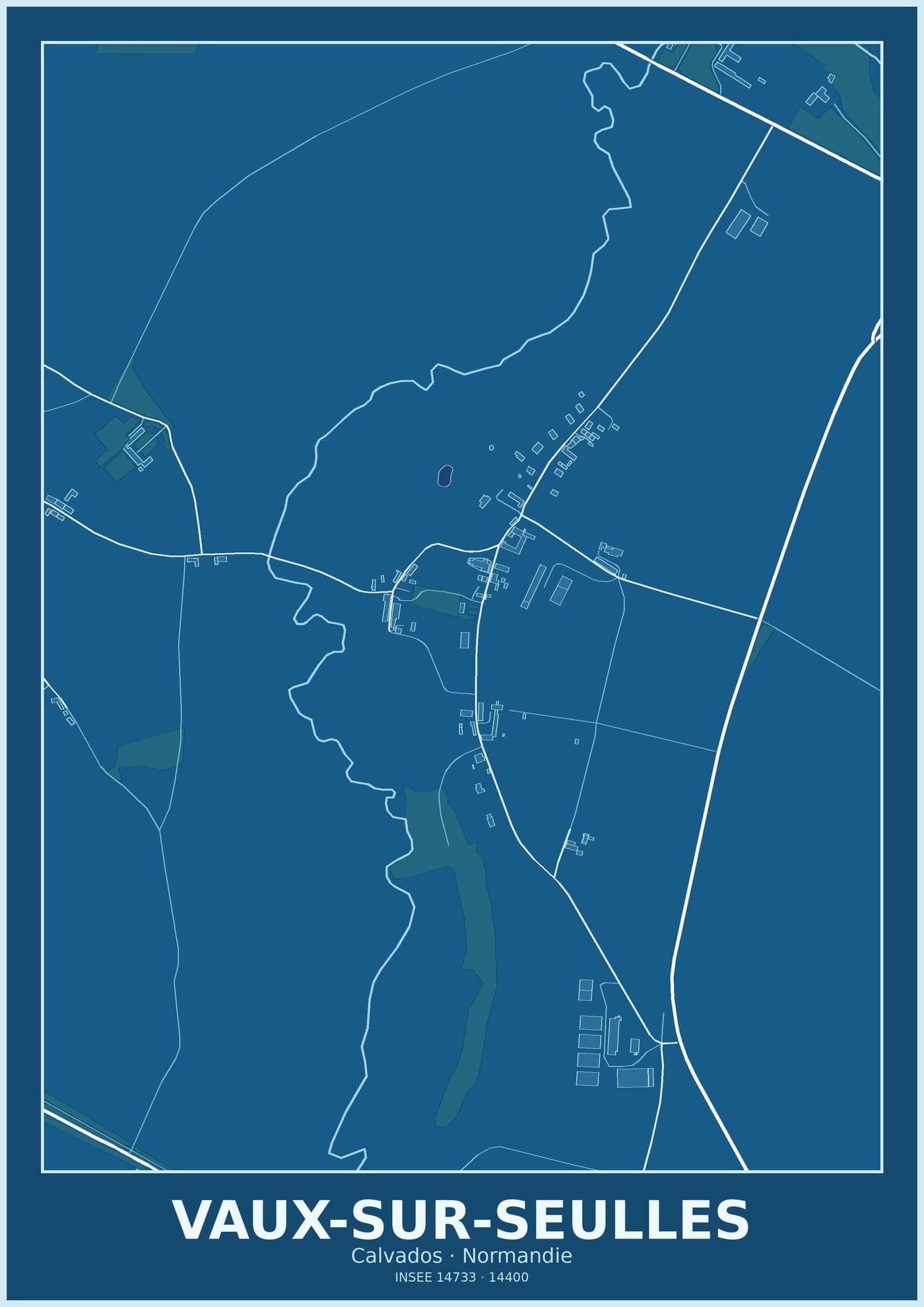 Plan de Vaux-sur-Seulles