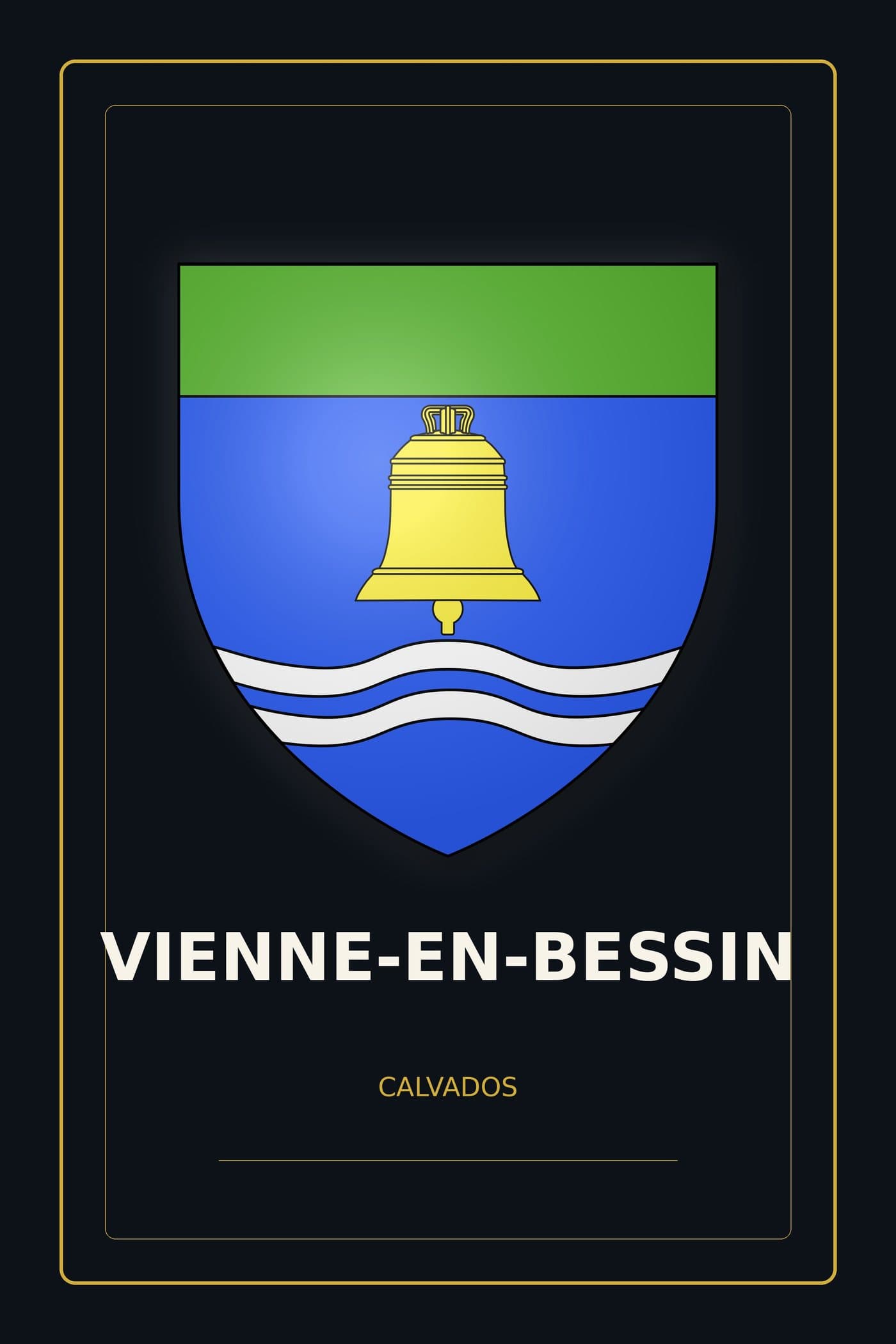 Blason de Vienne-en-Bessin