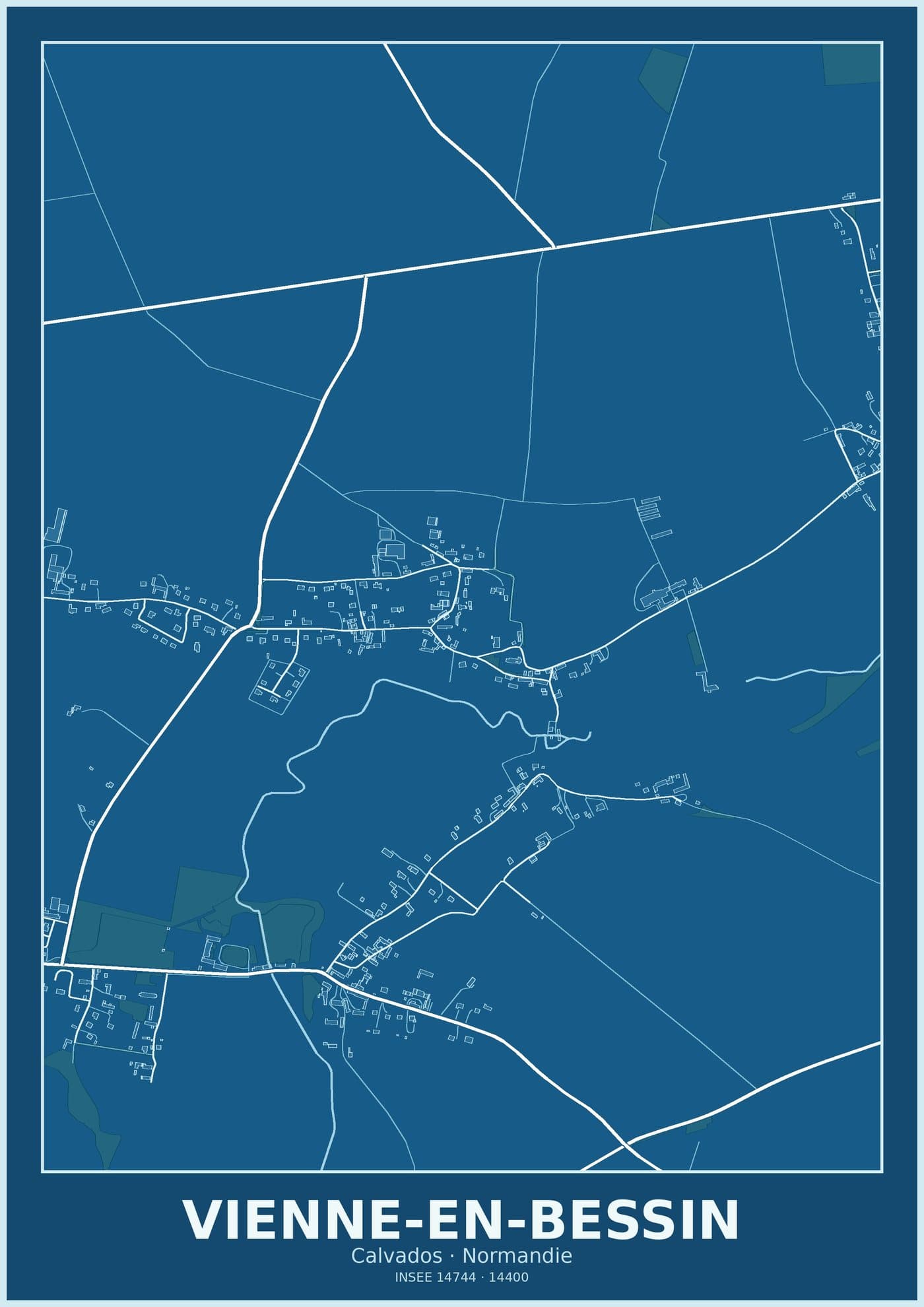 Plan de Vienne-en-Bessin